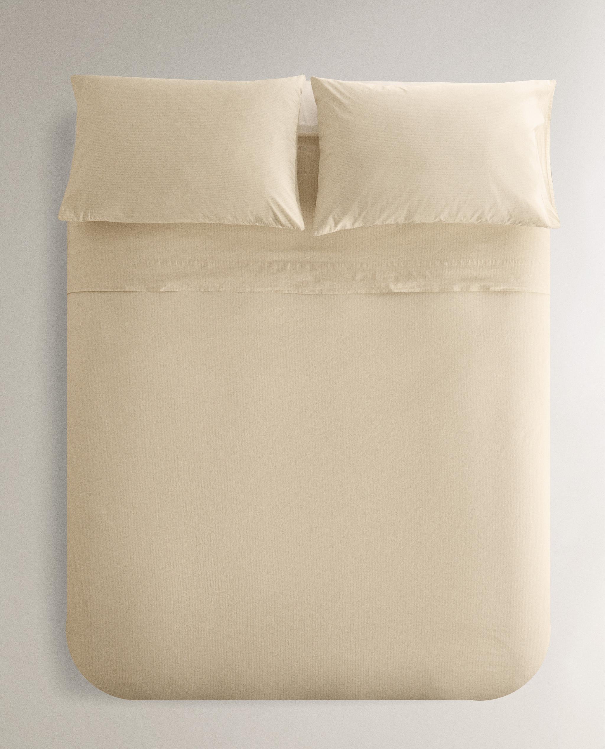 新品 麻 リネン100% ザラホーム デュベカバー 布団カバー ストライプ デュべカバー | Zara Home 日本/Japan