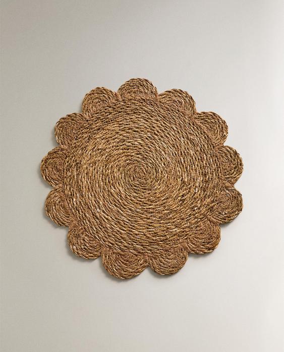 FLOWER RATTAN PLACEMAT