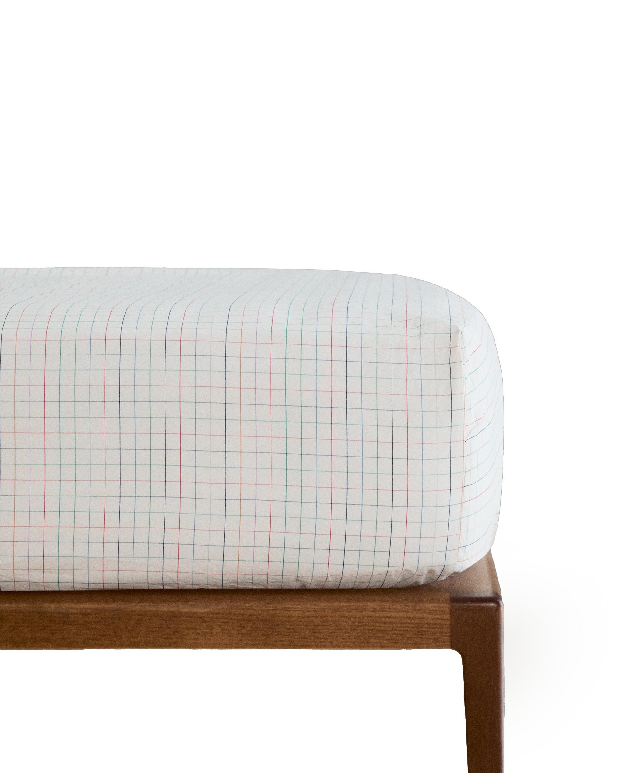 CHILDREN'S CHECK COTTON FITTED SHEET product thumbnail 3