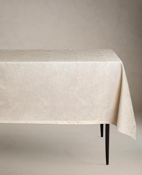 RESIN-COATED COTTON TABLECLOTH
