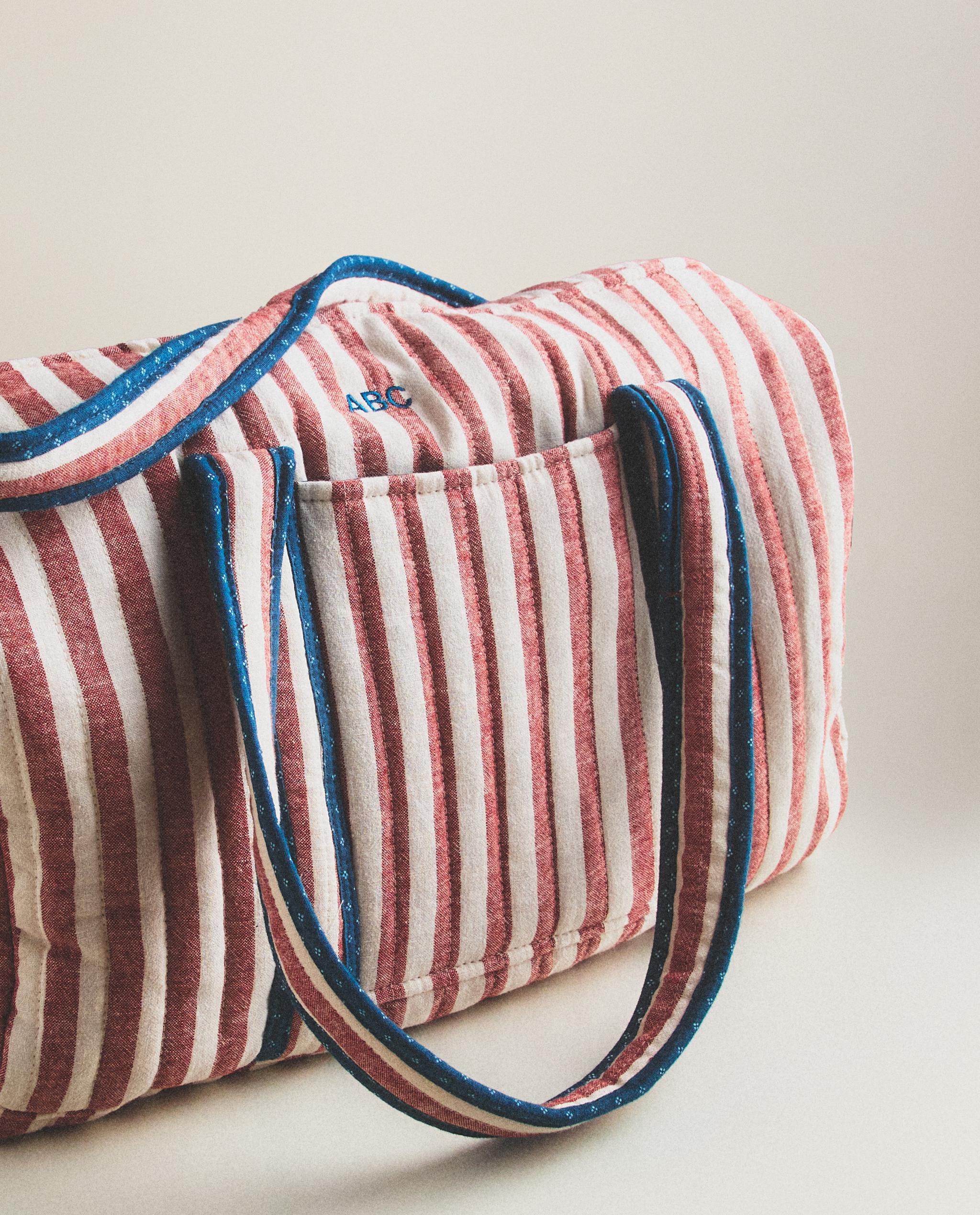STRIPED MATERNITY BAG product thumbnail 12
