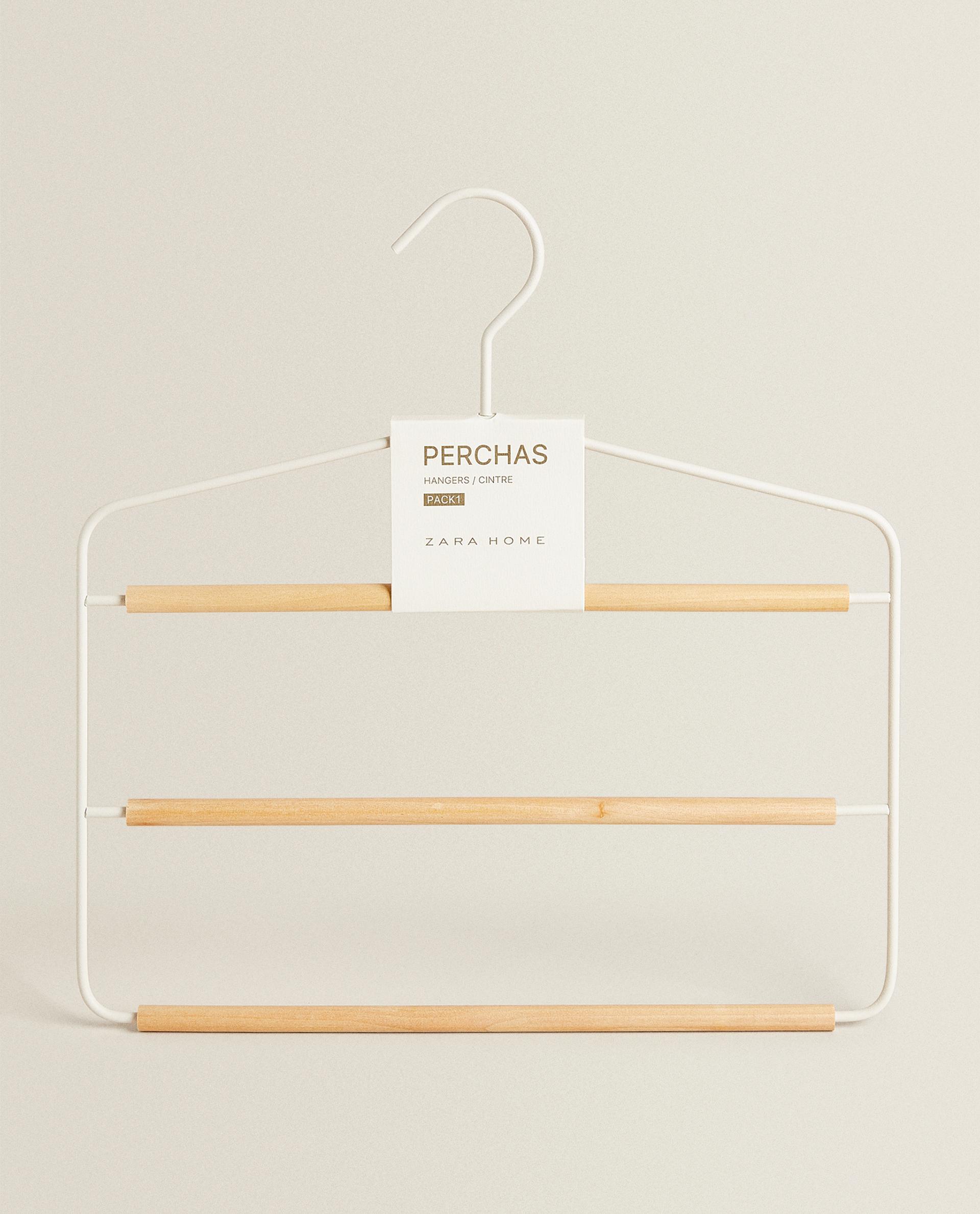 METAL AND WOOD TROUSER HANGER product thumbnail 2