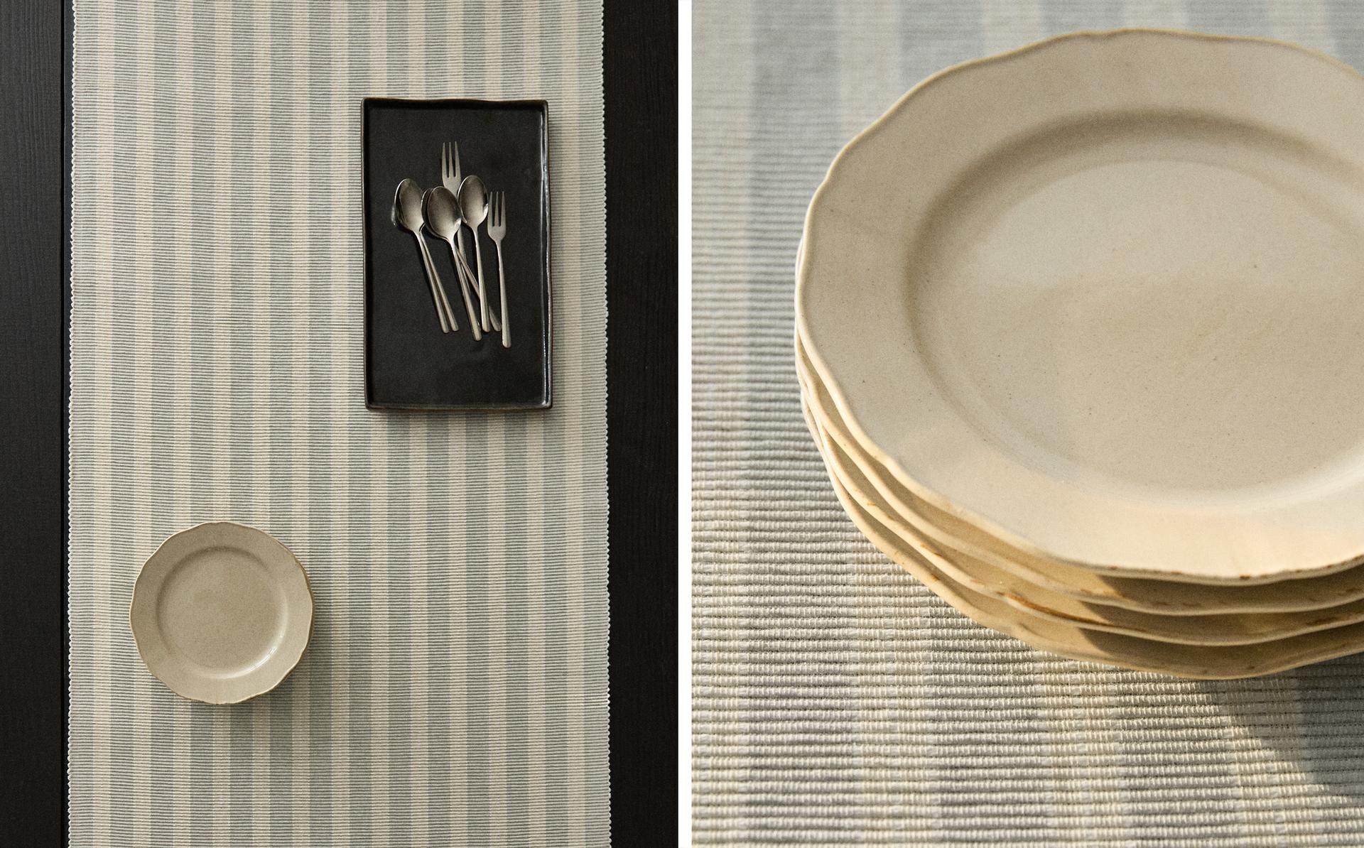 STRIPED TABLE RUNNER STRIPED TABLE RUNNER