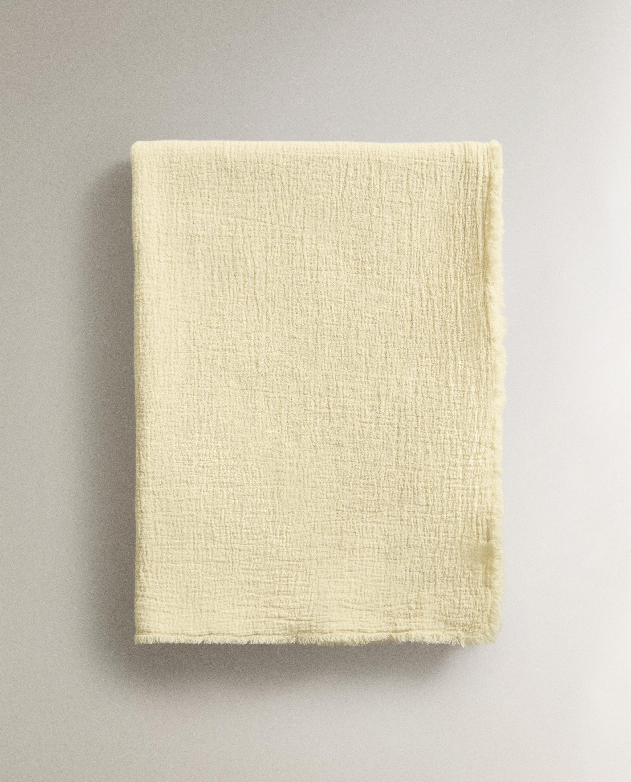 COTTON THROW WITH FRINGING product thumbnail 6