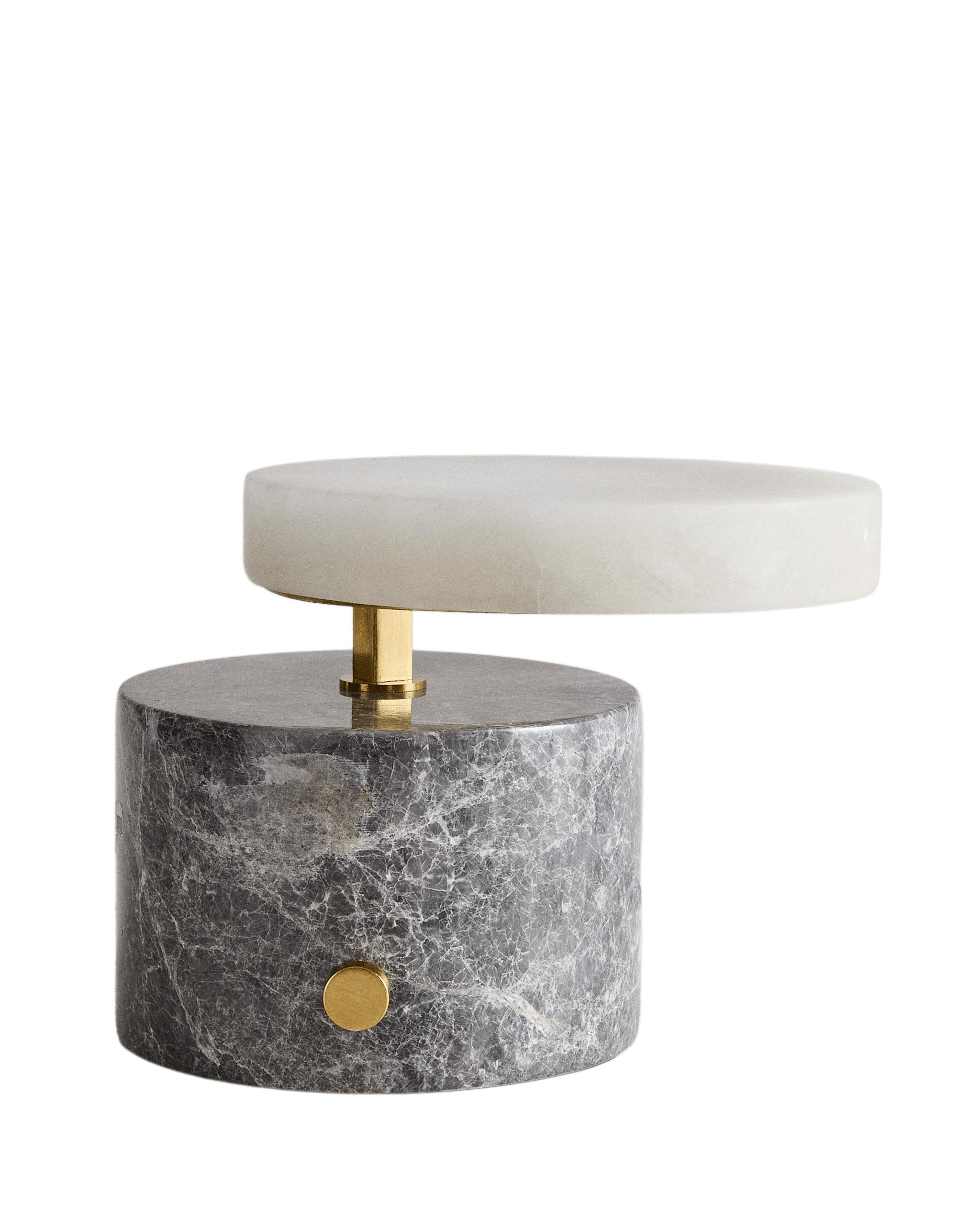 ALABASTER AND MARBLE TABLE LAMP product thumbnail 5