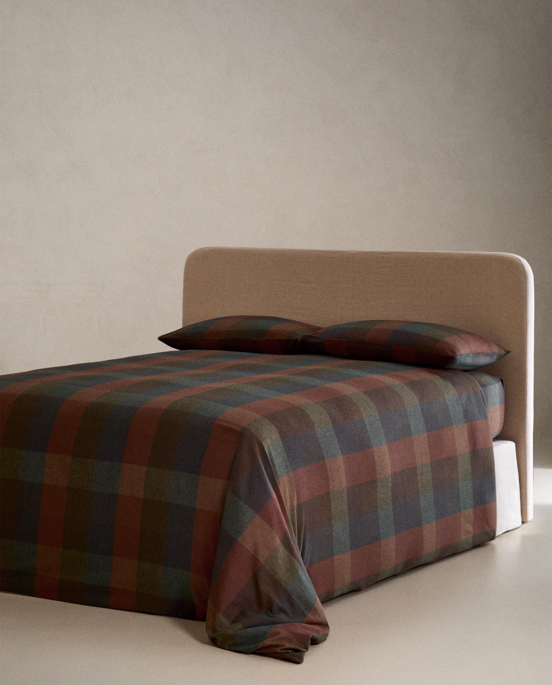 Flannel duvet cover sales