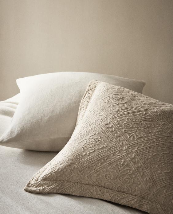 HOUSSE DE COUSSIN MOTIF GÉOMÉTRIQUE HOUSSE DE COUSSIN MOTIF GÉOMÉTRIQUE