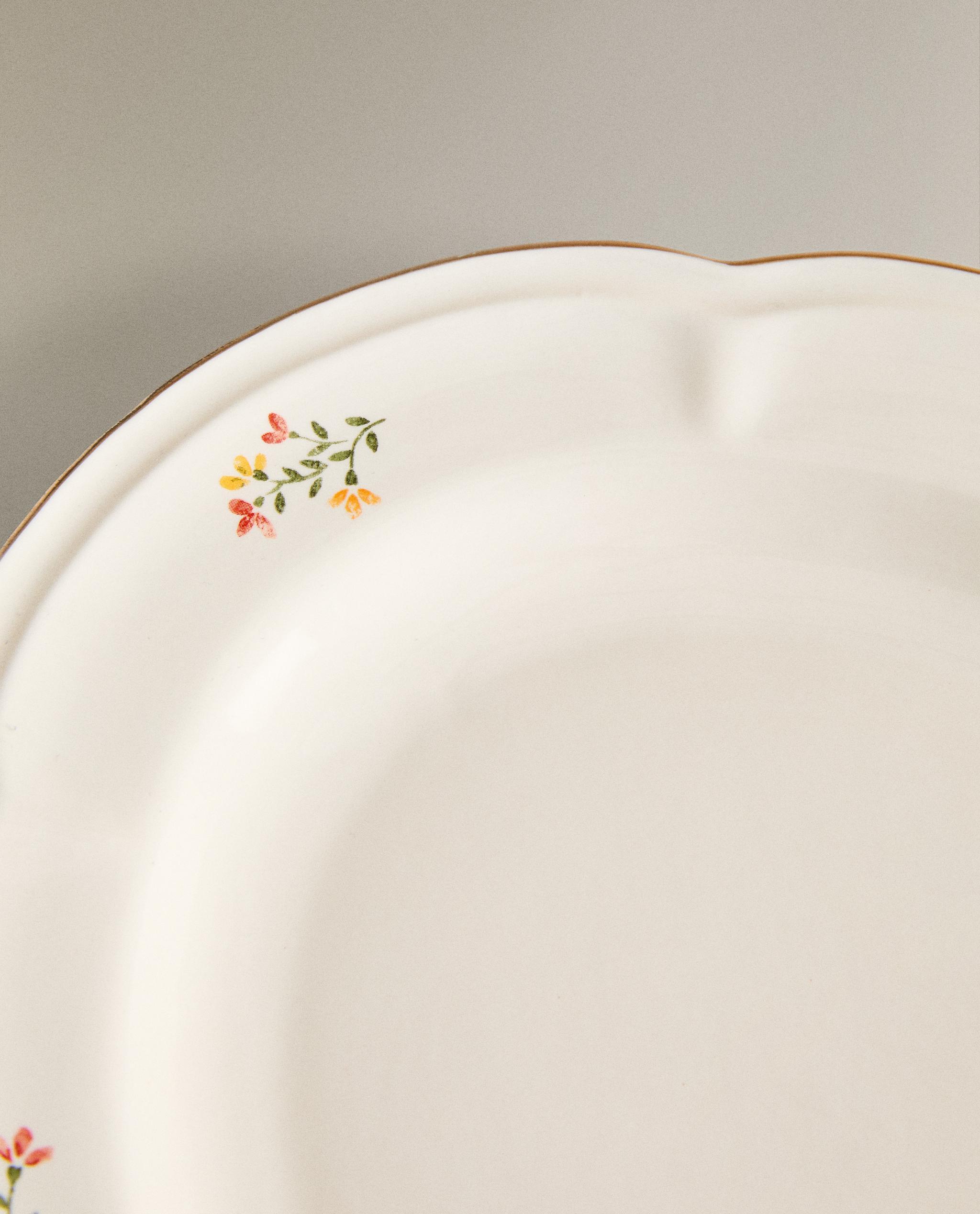 FLORAL PORCELAIN SERVING DISH product thumbnail 9