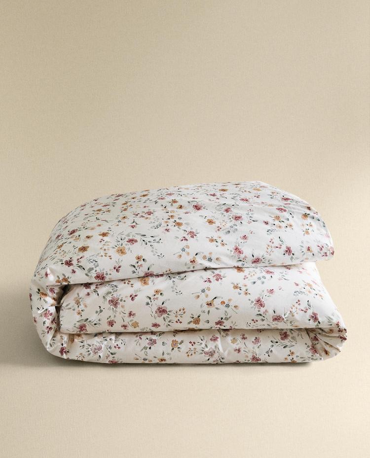 FUNDA NÓRDICA ALGODÓN PERCAL FLORAL (200 HILOS)