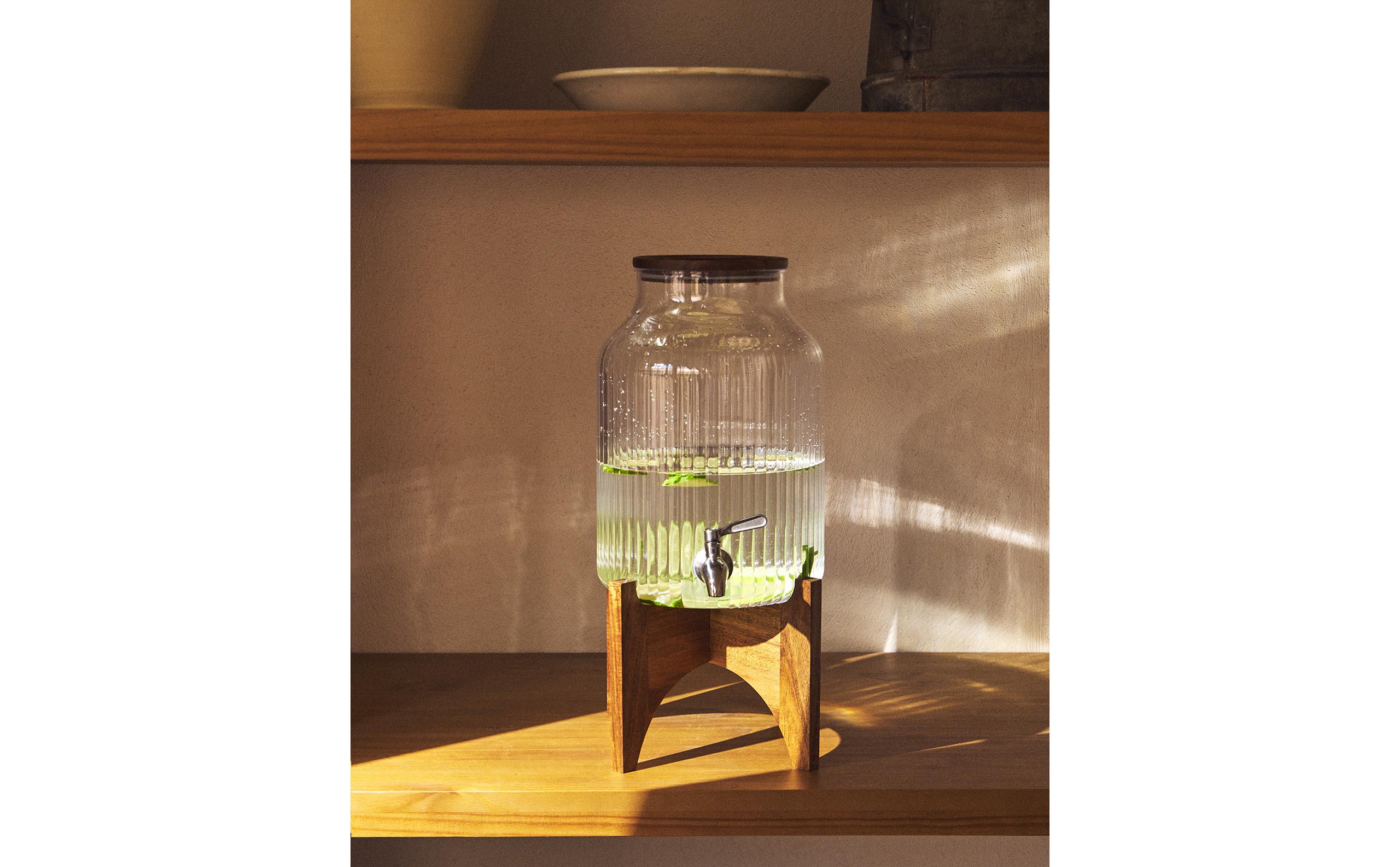 ACACIA WOOD DISPENSER BASE