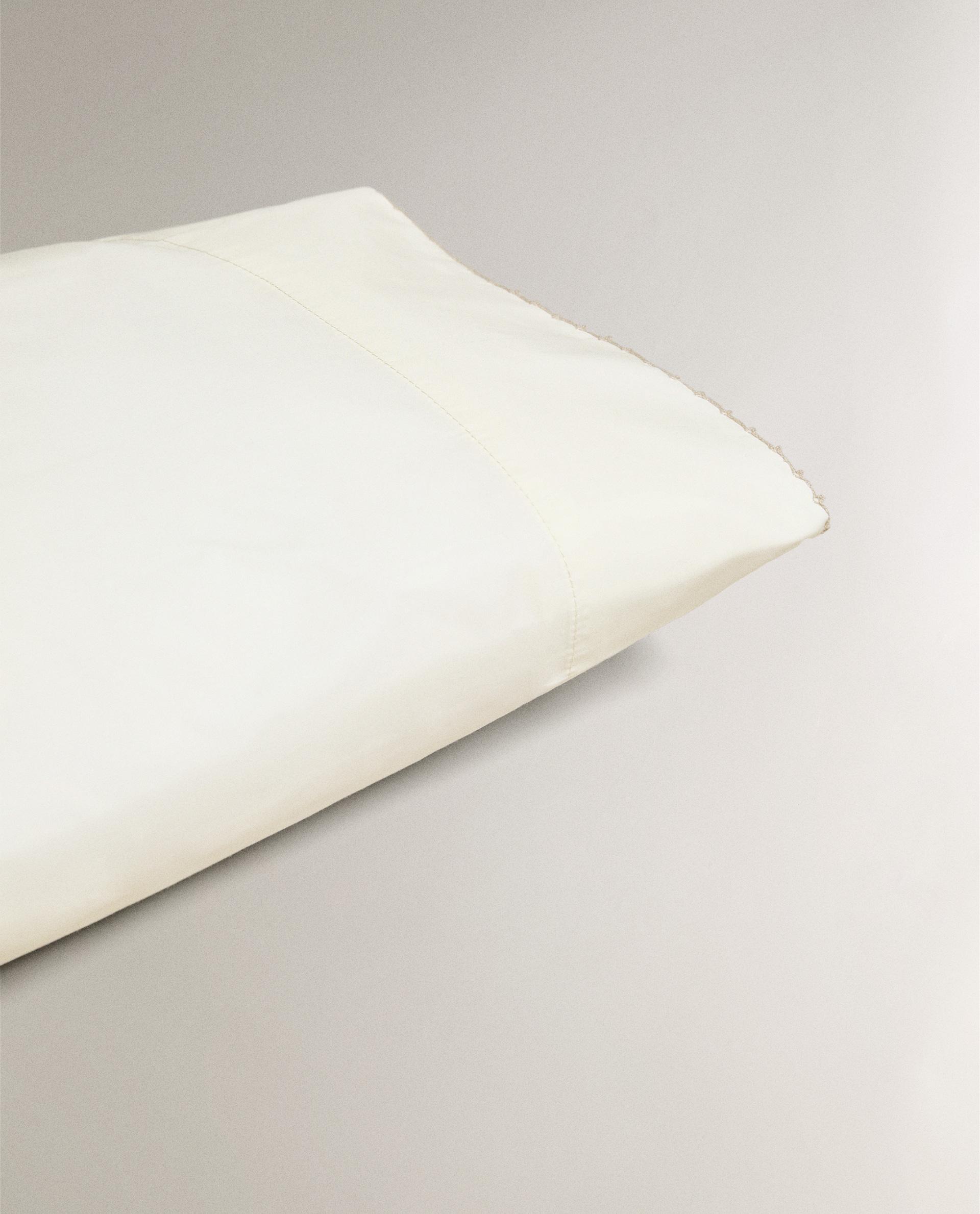 KIDS' PILLOWCASE WITH EMBROIDERED TRIM DETAIL product thumbnail 4