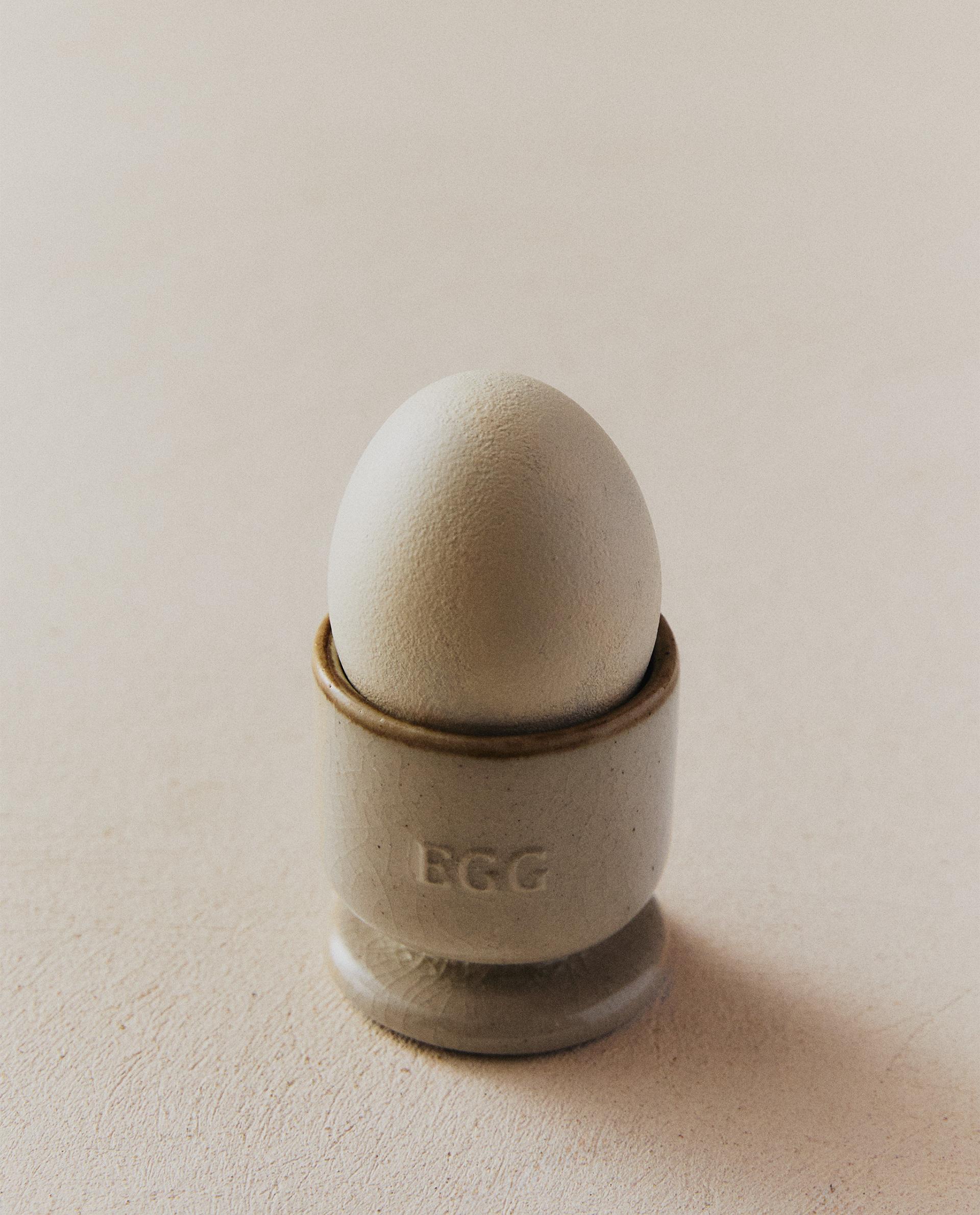 STONEWARE EGG CUP