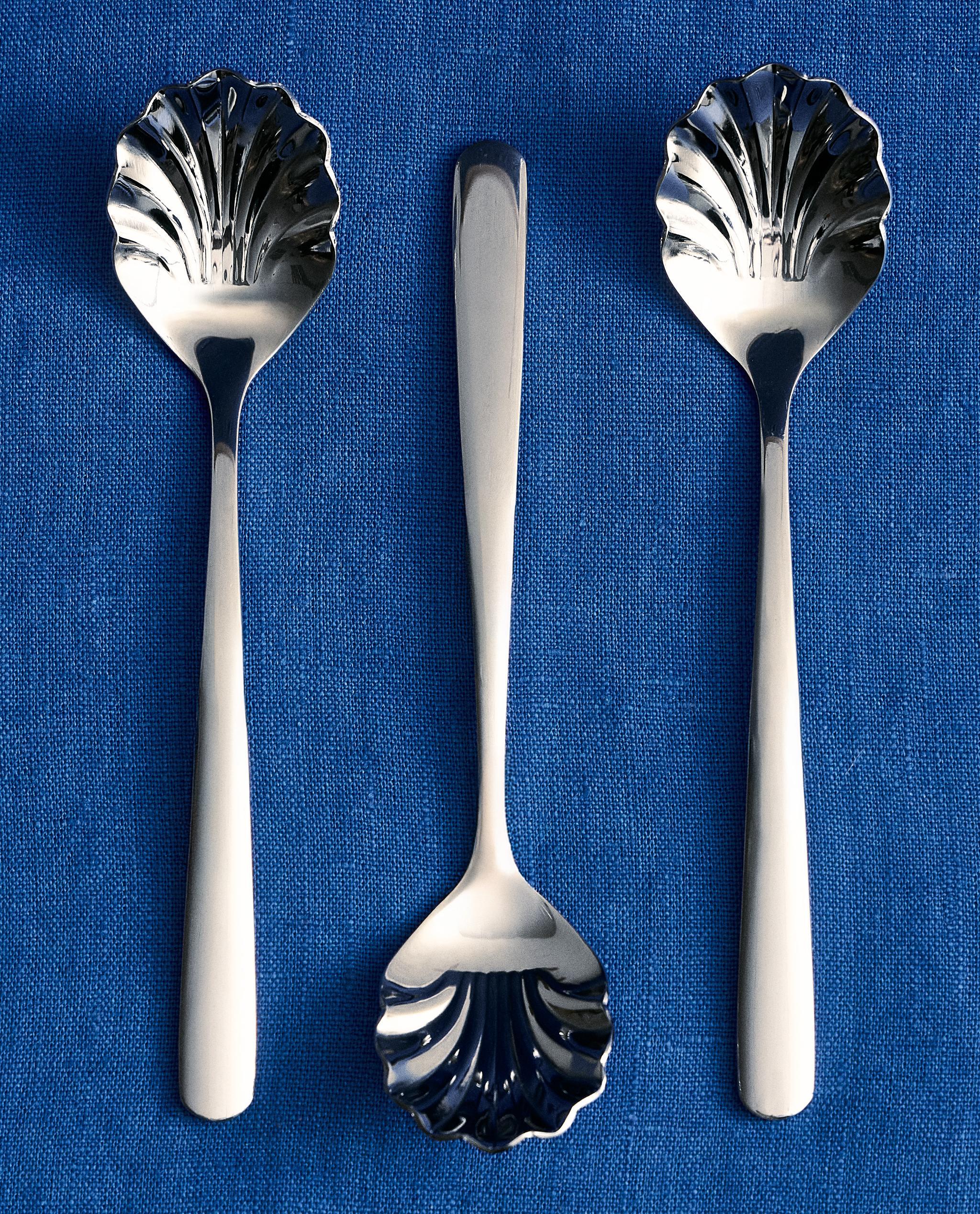 PACK OF STEEL SHELL DESSERT SPOONS (PACK OF 4) product thumbnail 10