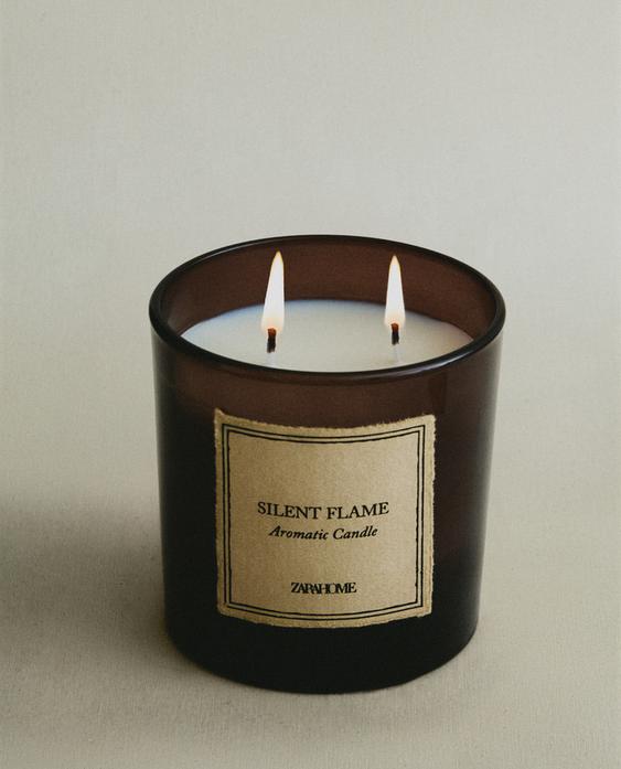(350 G) SILENT FLAME SCENTED CANDLE