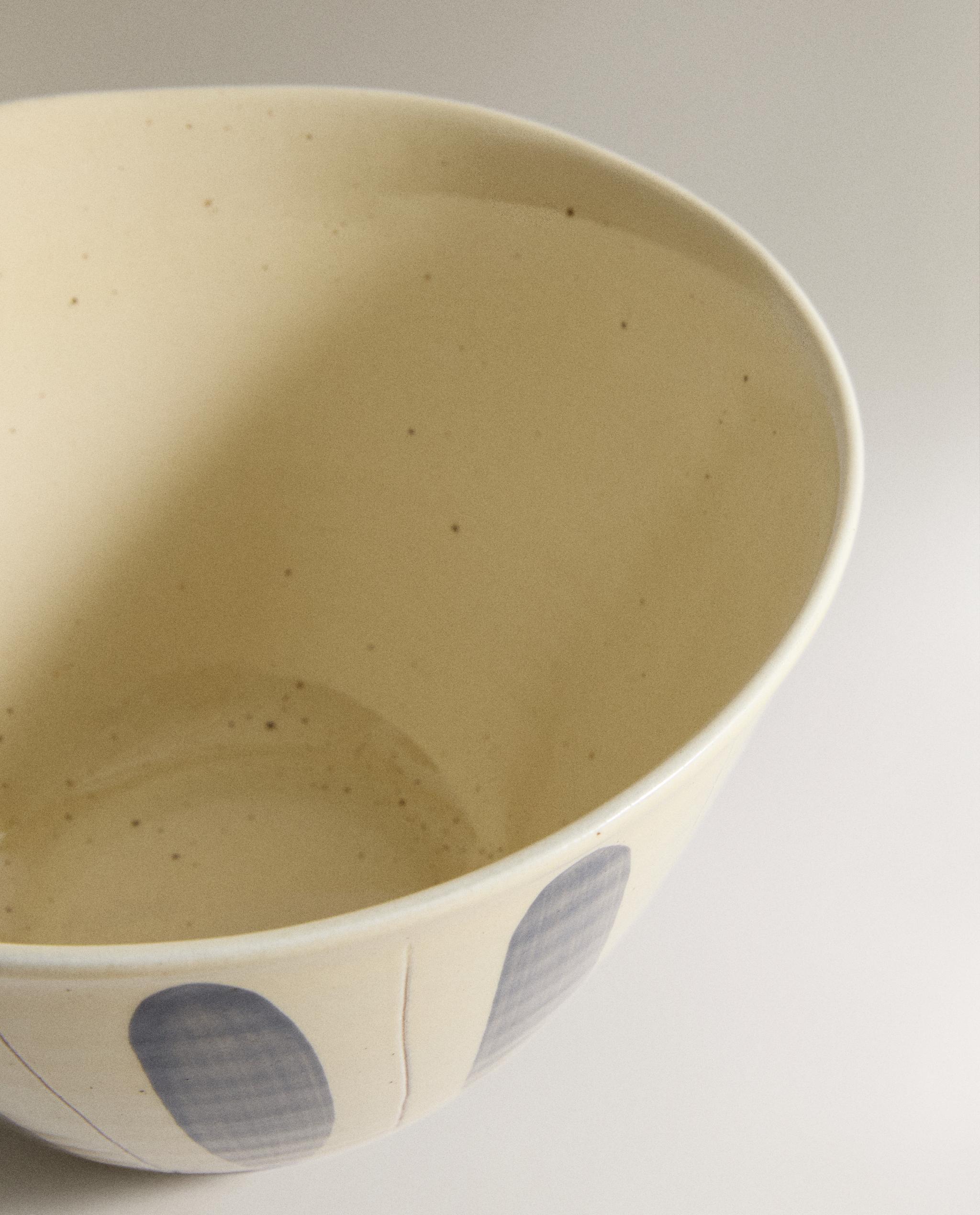OVAL EARTHENWARE SALAD BOWL product thumbnail 3