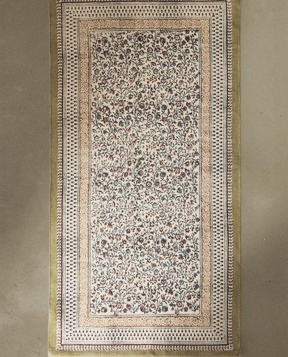 BLOCK PRINT CARPET RUNNER