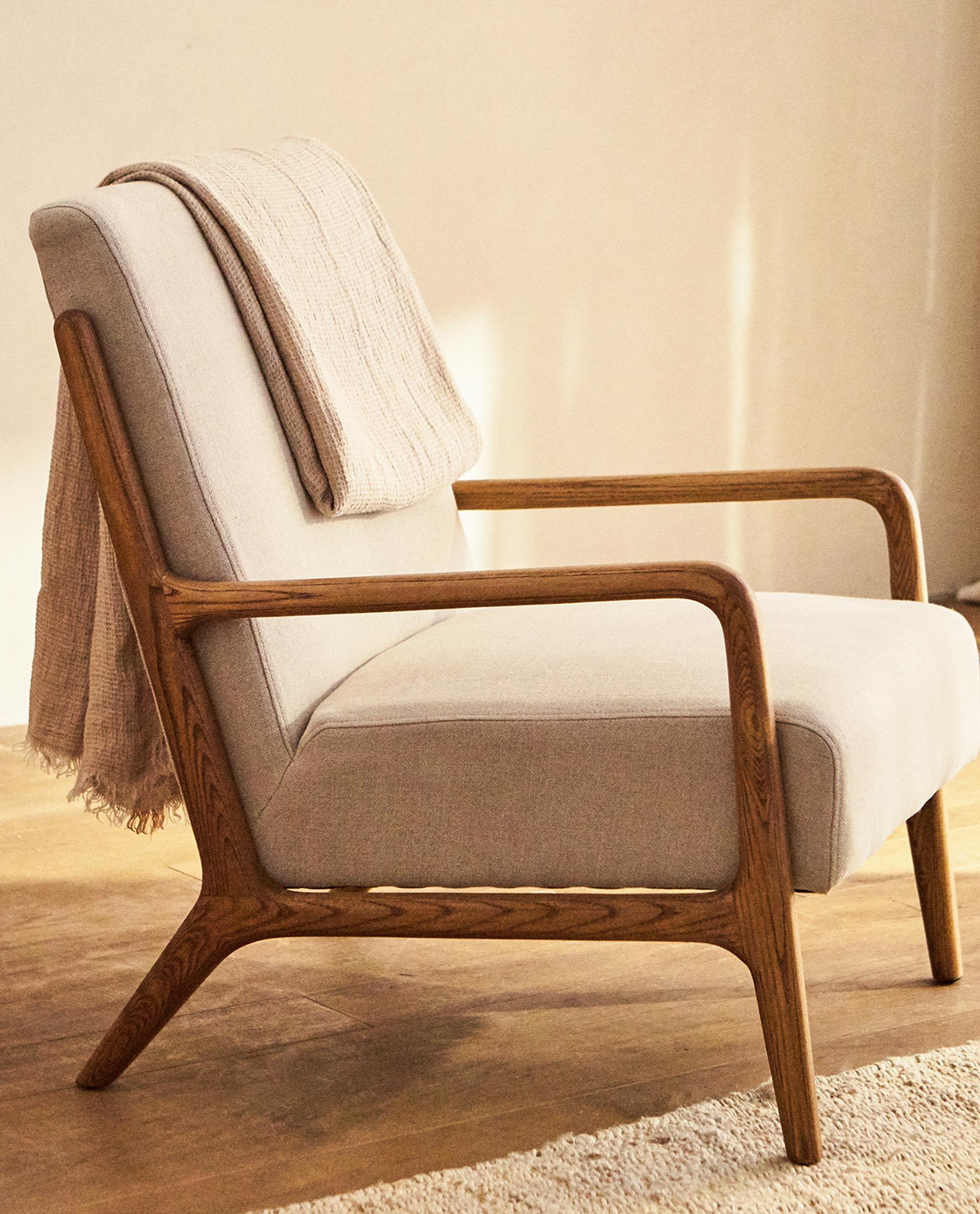 アッシュウッド＆リネン アームチェア | Zara Home 日本/Japan