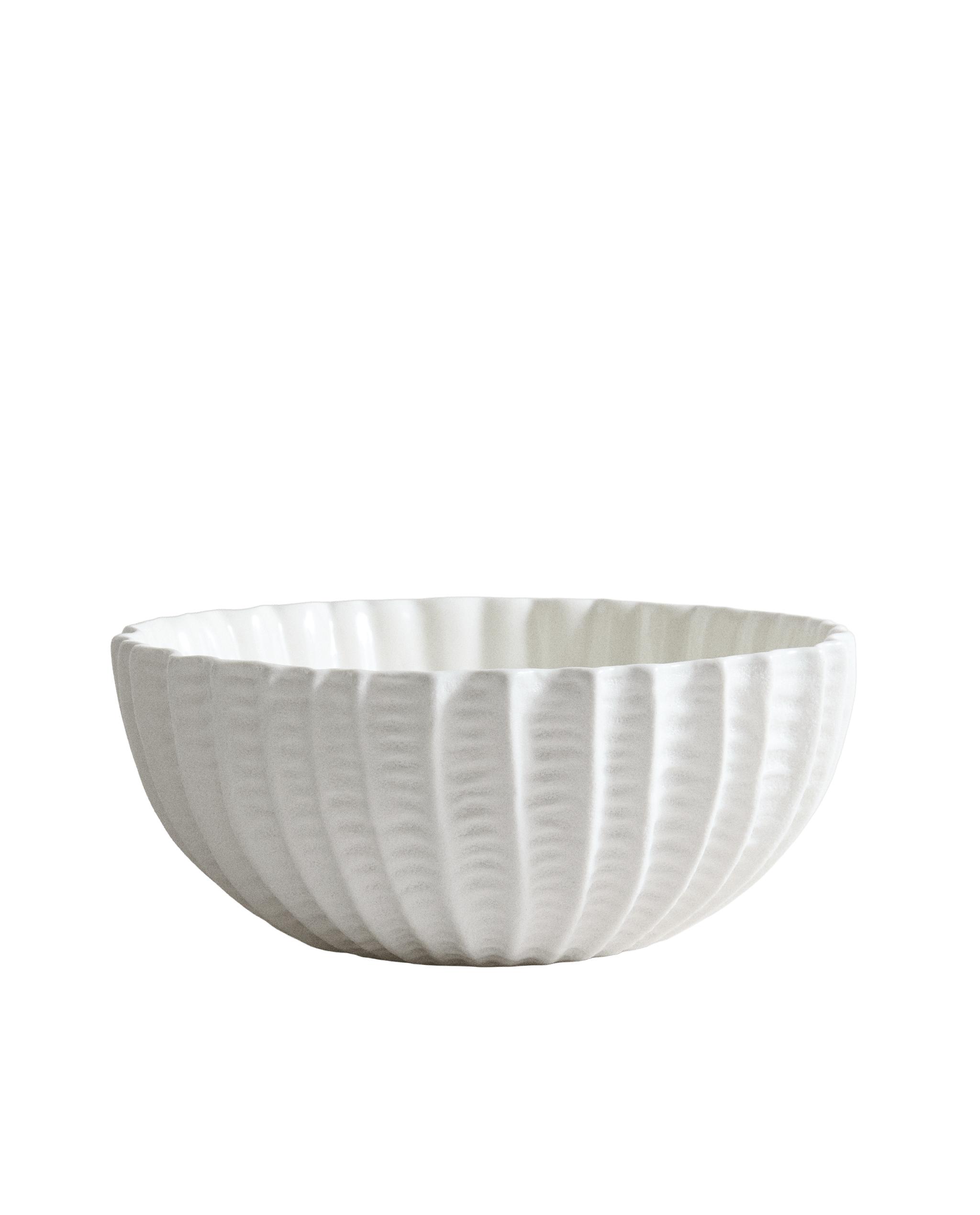 STONEWARE SALAD BOWL WITH RAISED DESIGN product thumbnail 7