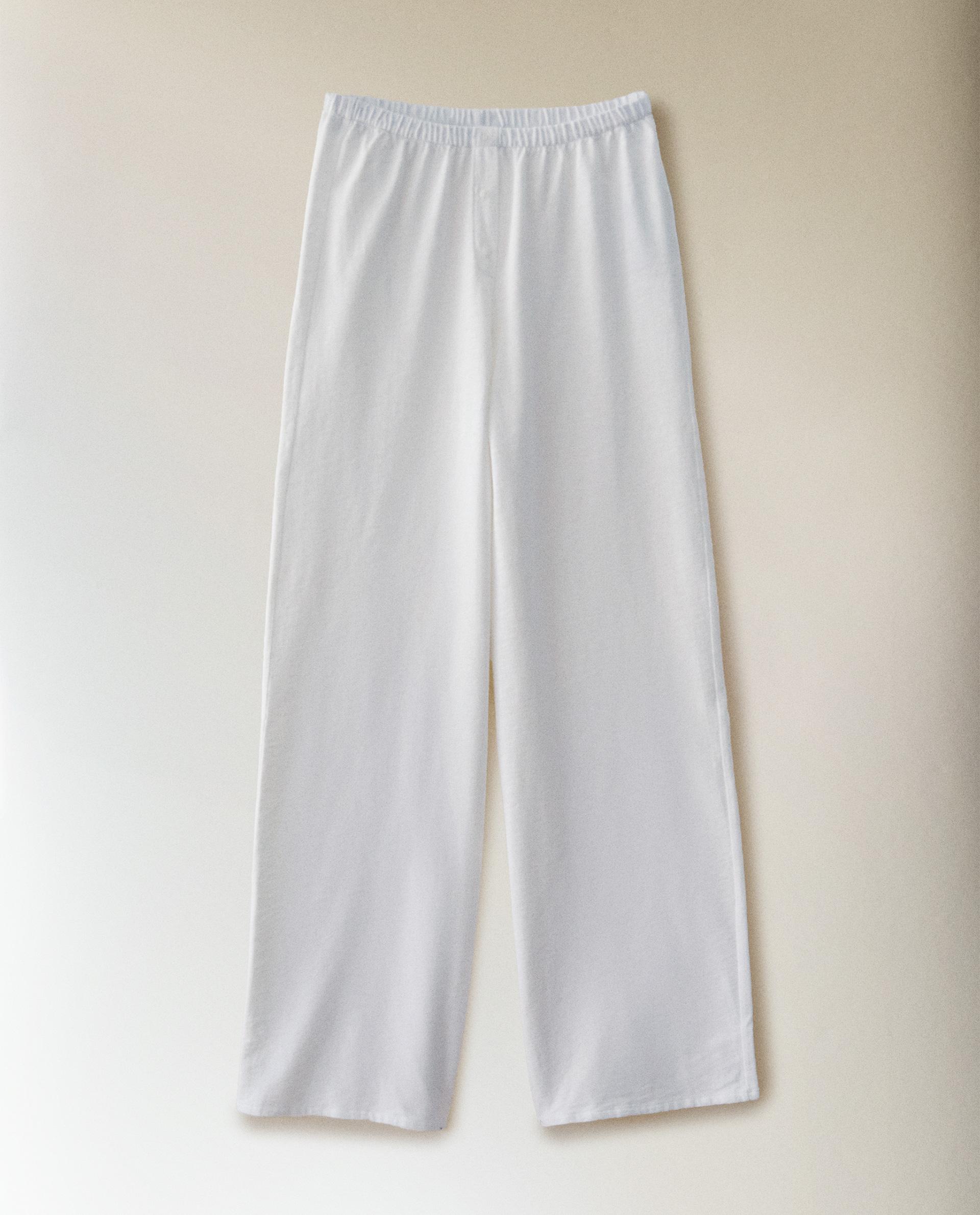 EMBROIDERED COTTON SHORTS | Zara Home United States of America