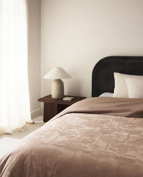 HOUSSE DE COUETTE SATIN JACQUARD