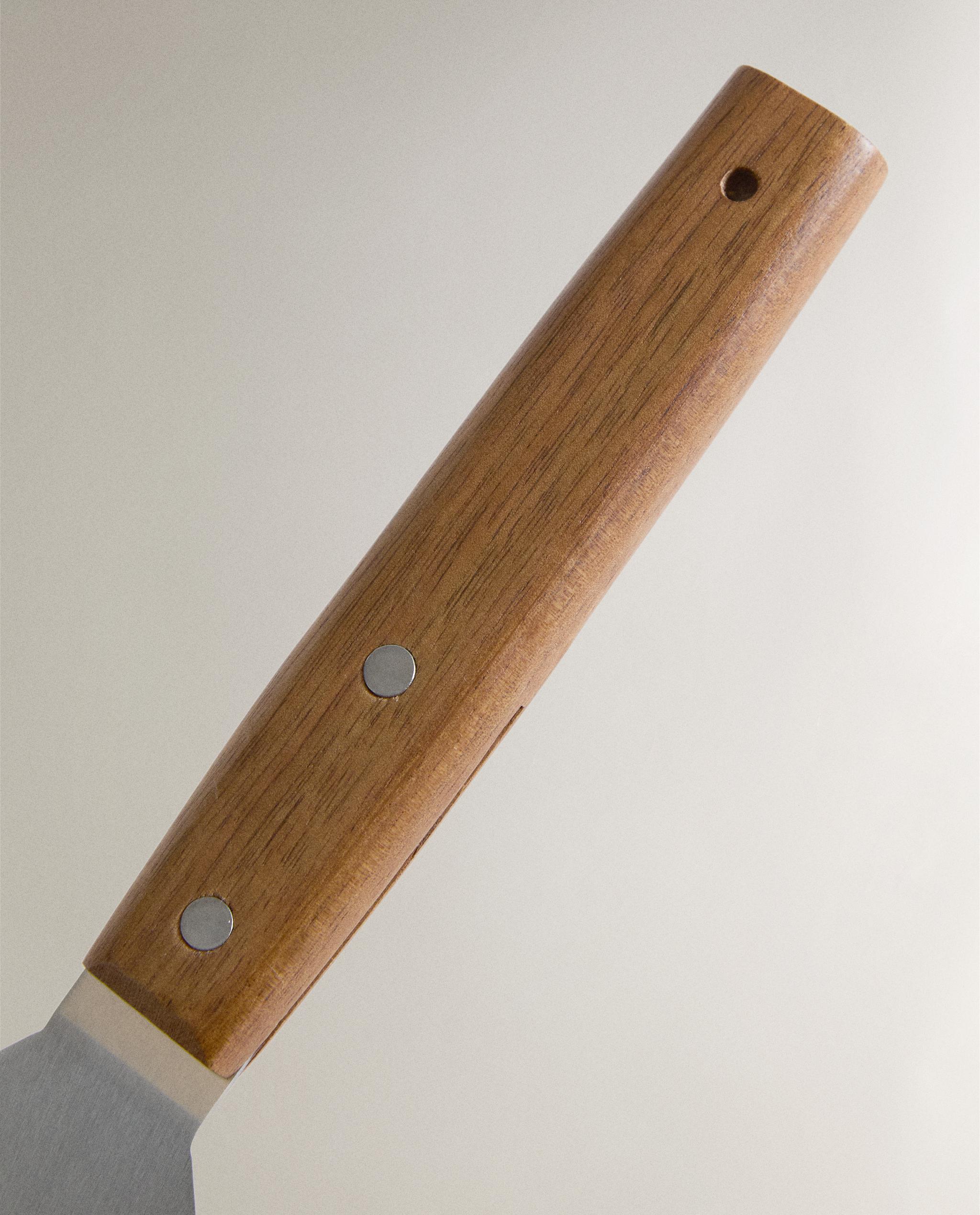 STEEL AND WOOD HAMBURGER SPATULA product thumbnail 5