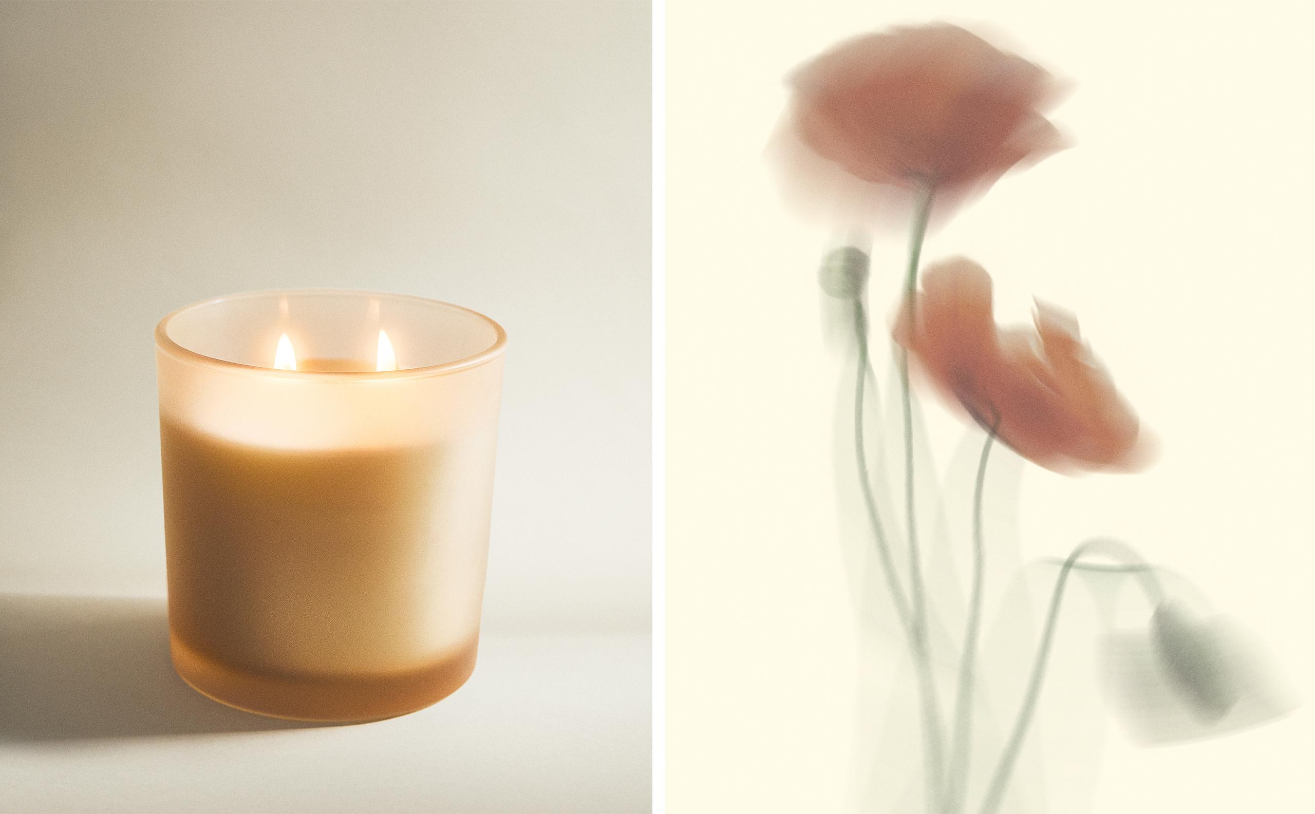 (350 G) POPPY FIELDS SCENTED CANDLE