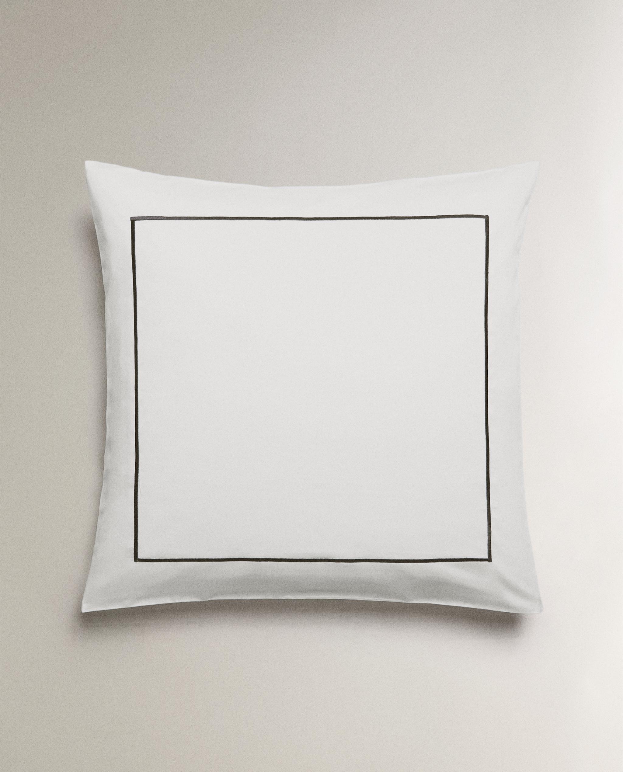 SATEEN PILLOWCASE WITH TRIM product thumbnail 2