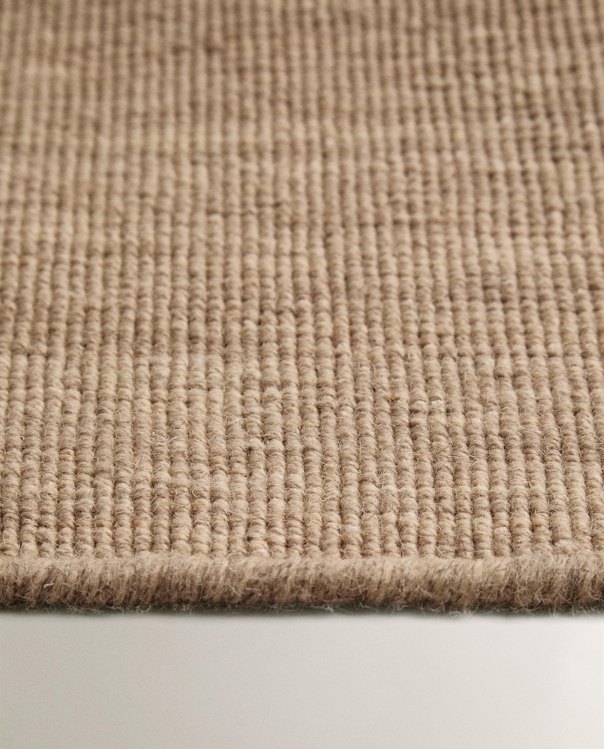 COTTON AND WOOL RUG WITH KNOTS product thumbnail 14