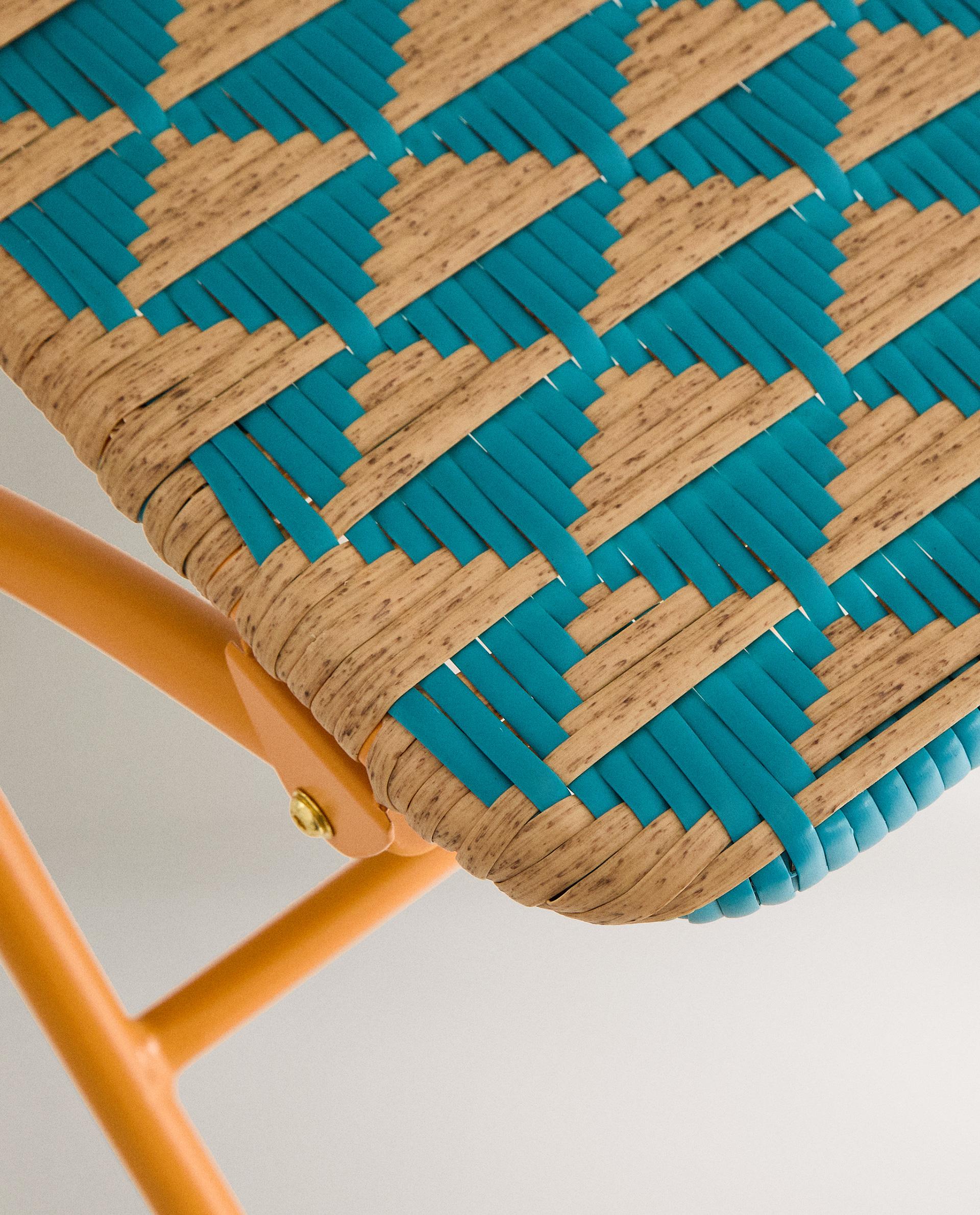 WOVEN FOLDING CHAIR WITH TRIANGLES | Zara Home United States