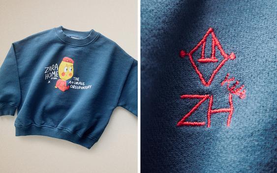SUDADERA INFANTIL LIMONCELLA X THE ANIMALS OBSERVATORY