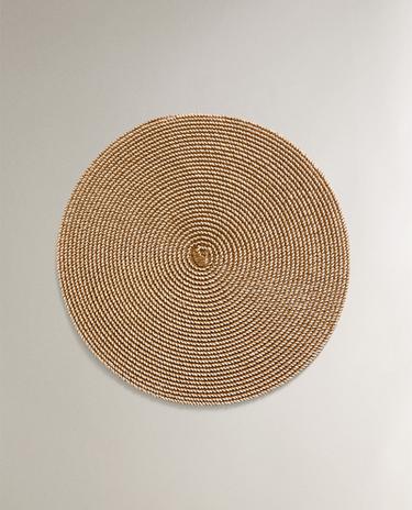 ペーパー編みランチョンマット（2枚セット）