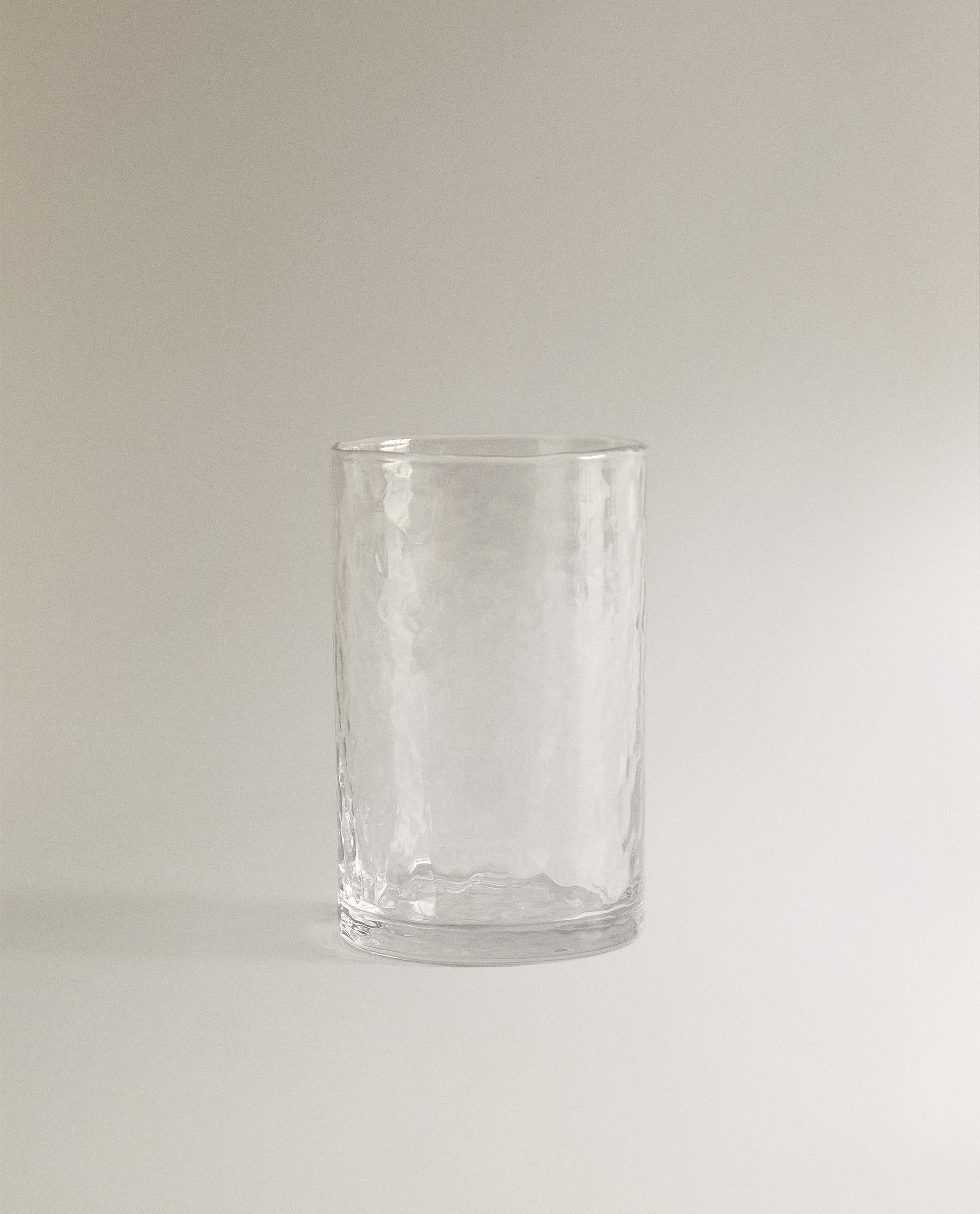 SLANTED SOFT DRINK GLASS TUMBLER