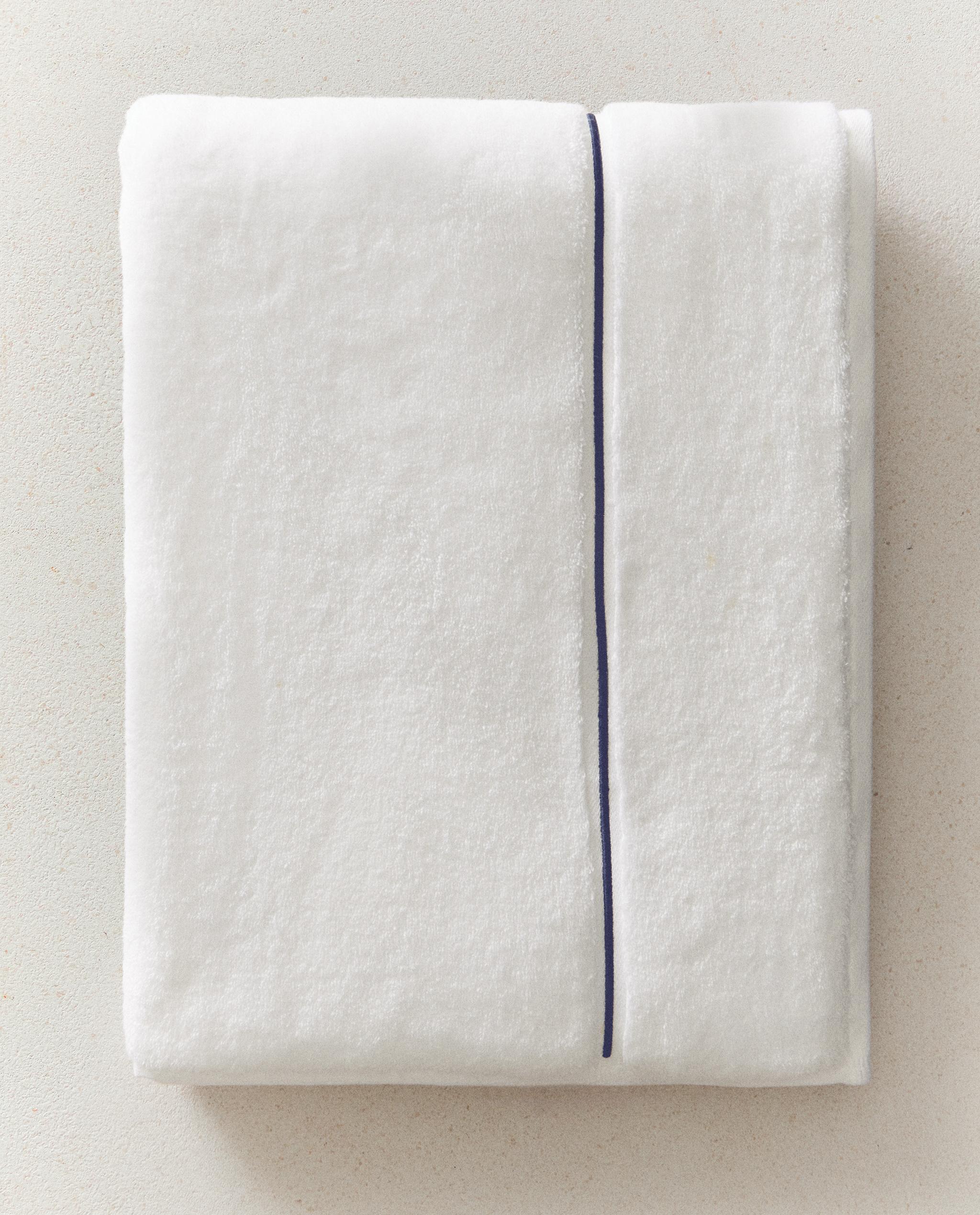 EMBROIDERED TRIM BATH TOWEL product thumbnail 17