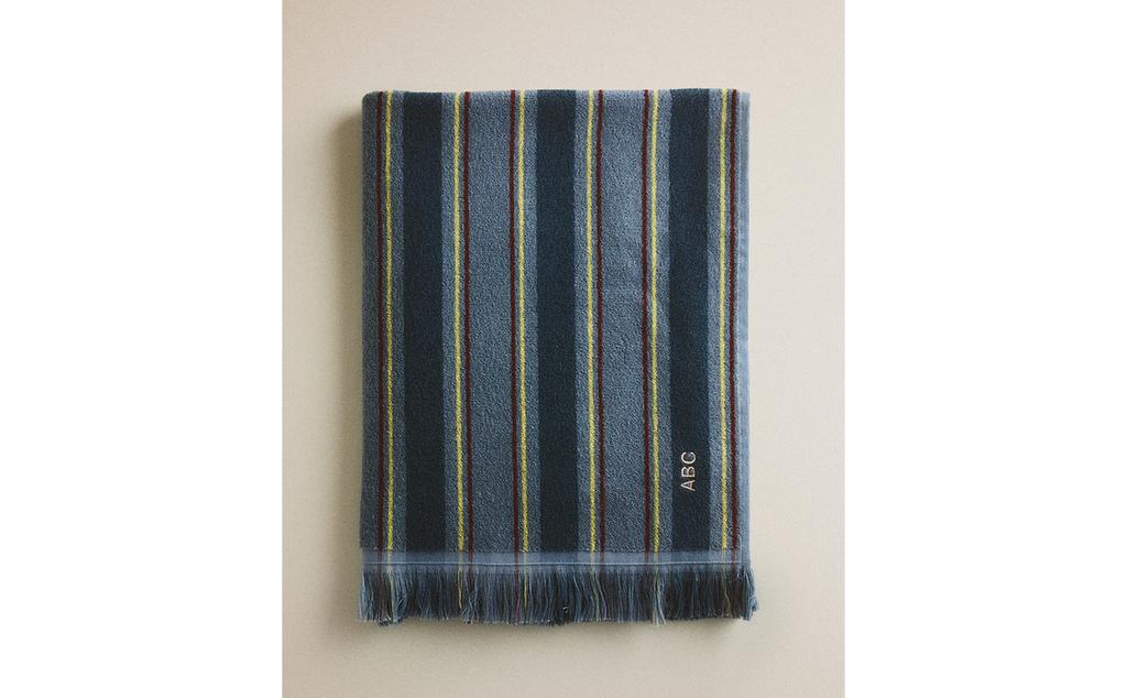 SERVIETTE DE PLAGE ENFANT COTON RAYURES SERVIETTE DE PLAGE ENFANT COTON RAYURES