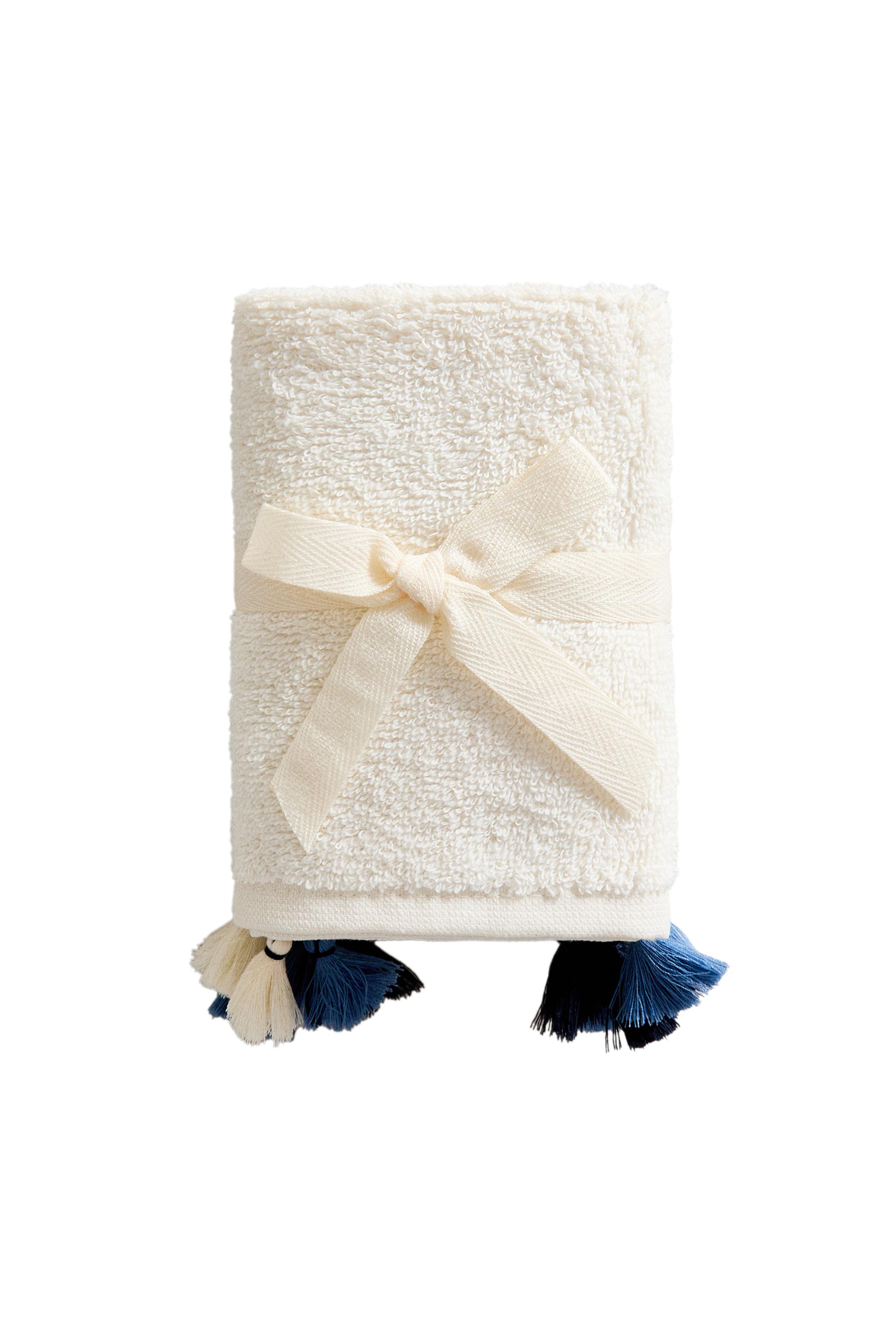 Serafina Home Decorative Halloween Fingertip Hand Towels: Cute Friendly Dancing Spooky Skeletons Embroidered Black Plush Velour Cotton 18 X 11 Inch Se