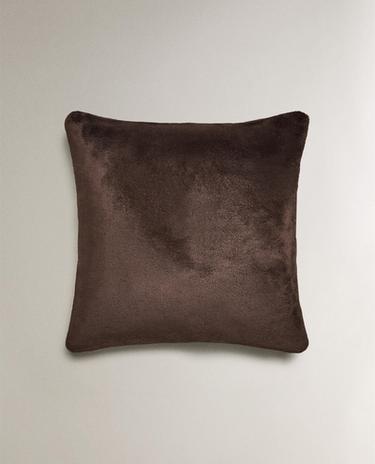 FAUX FUR CUSHION COVER