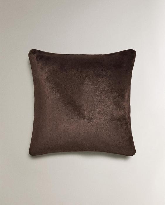FAUX FUR CUSHION COVER
