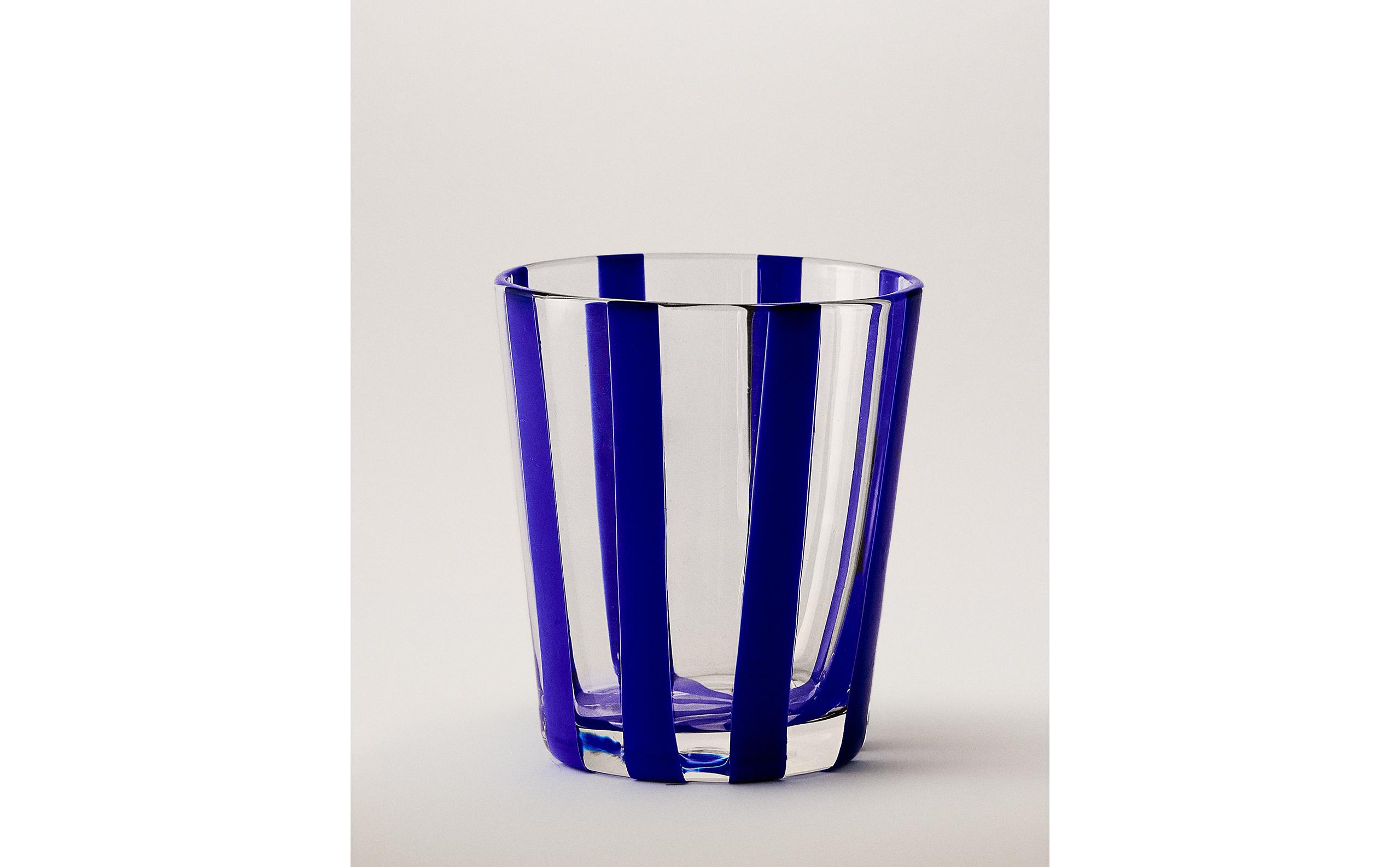 GLASS TUMBLER WITH LINE DESIGN product thumbnail 19