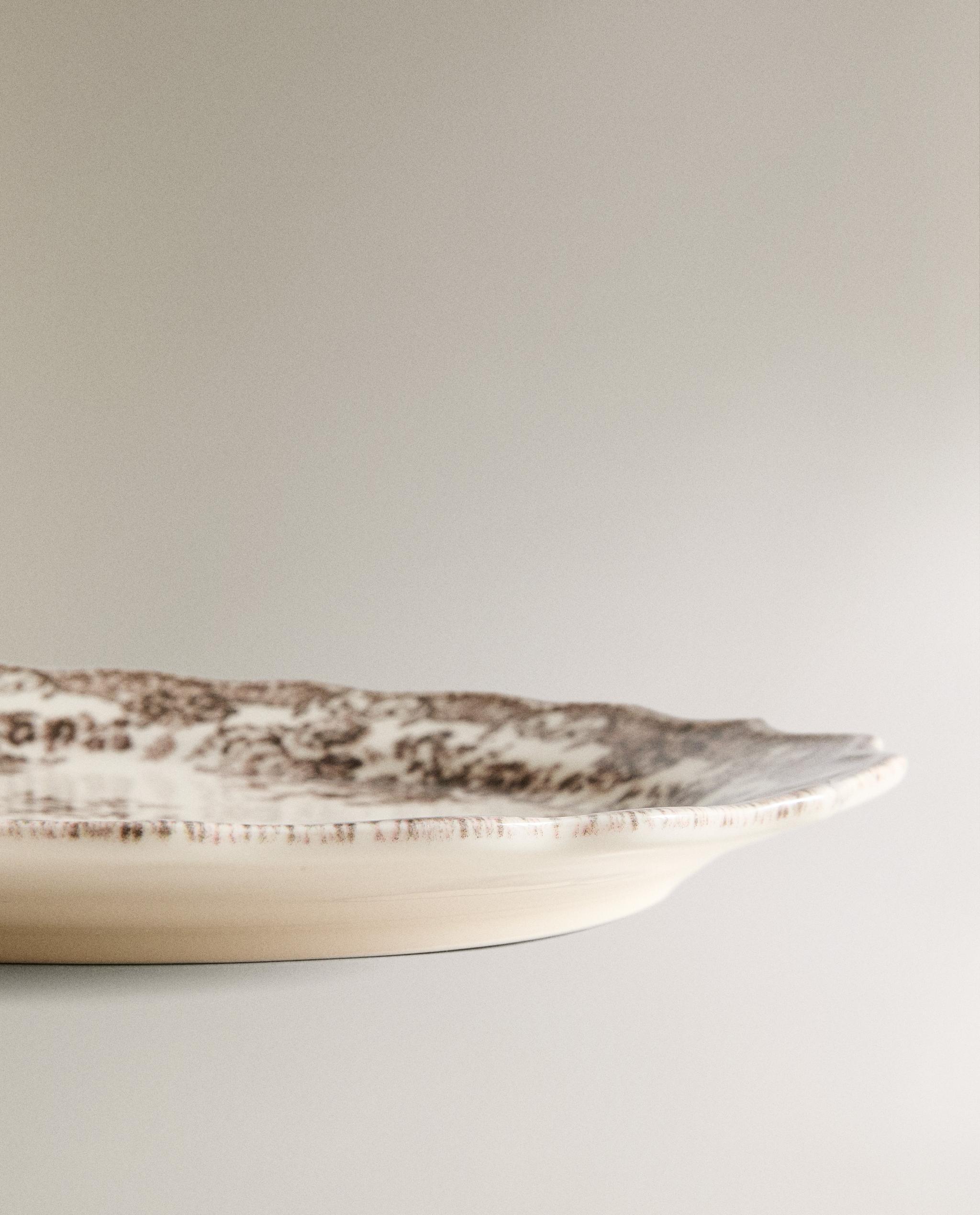 FLORAL EARTHENWARE SERVING DISH product thumbnail 15