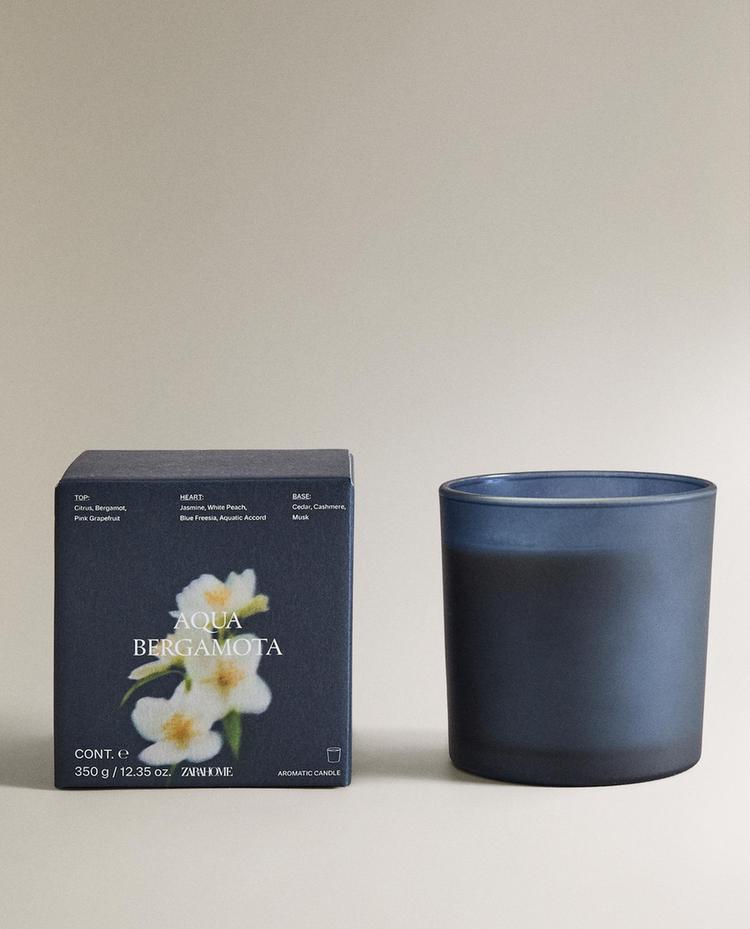 (350 G) AQUA BERGAMOTA SCENTED CANDLE