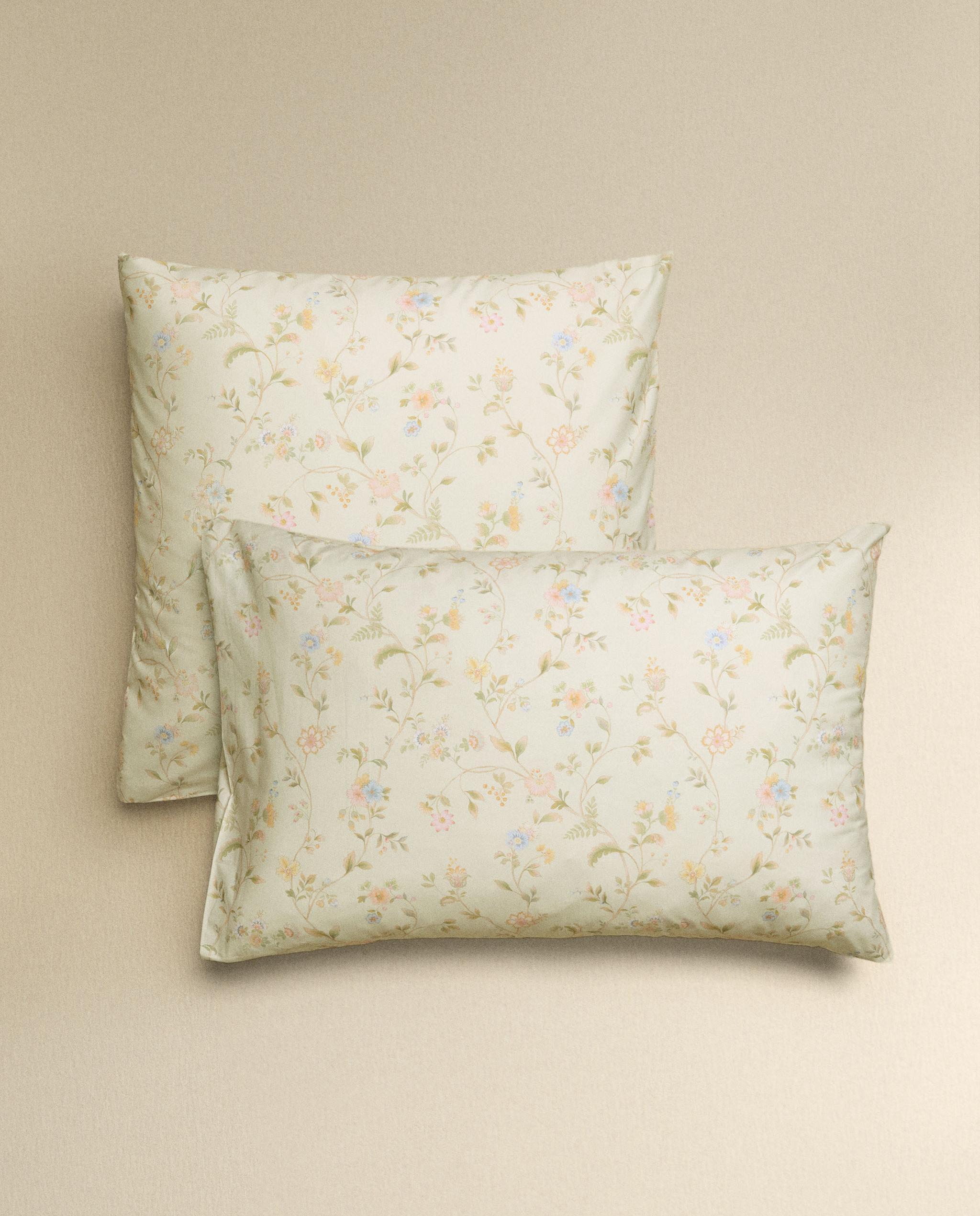 フラワープリント ピローケース | Zara Home 日本/Japan