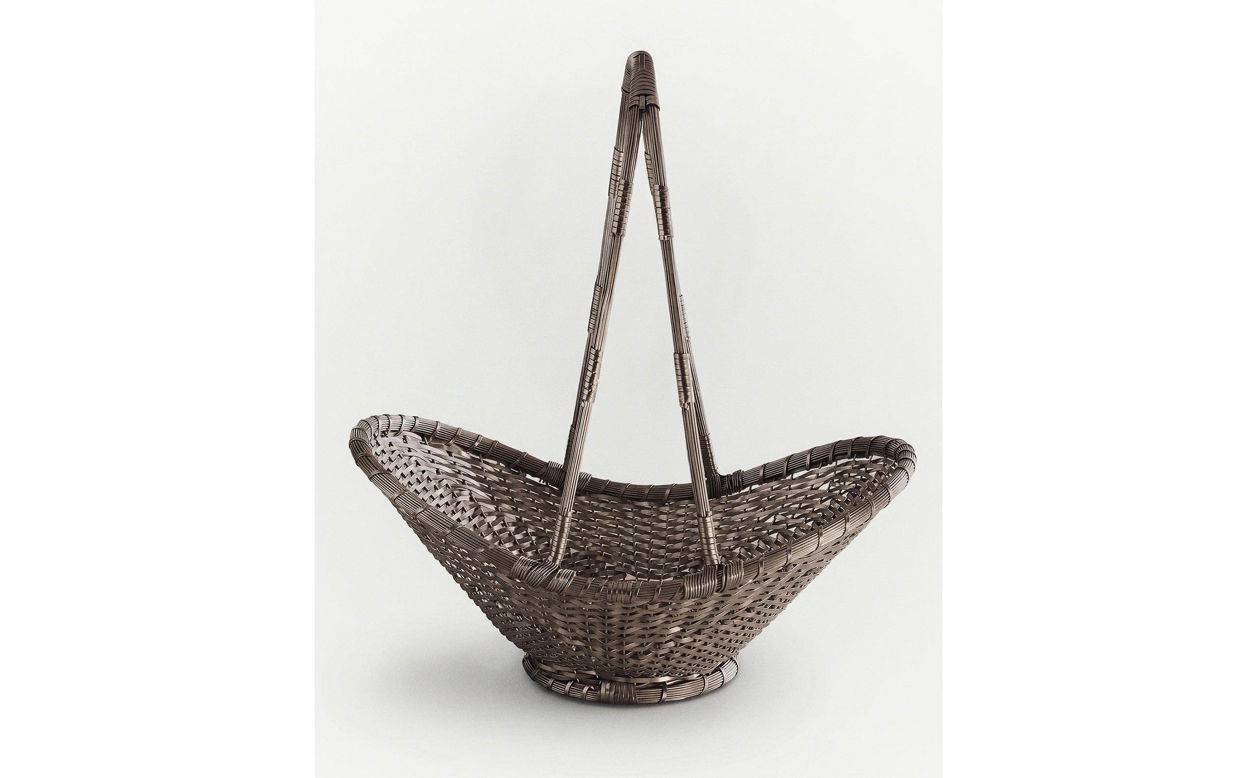 WOVEN METAL BASKET HIGH I COLIN KING | Zara Home United States of