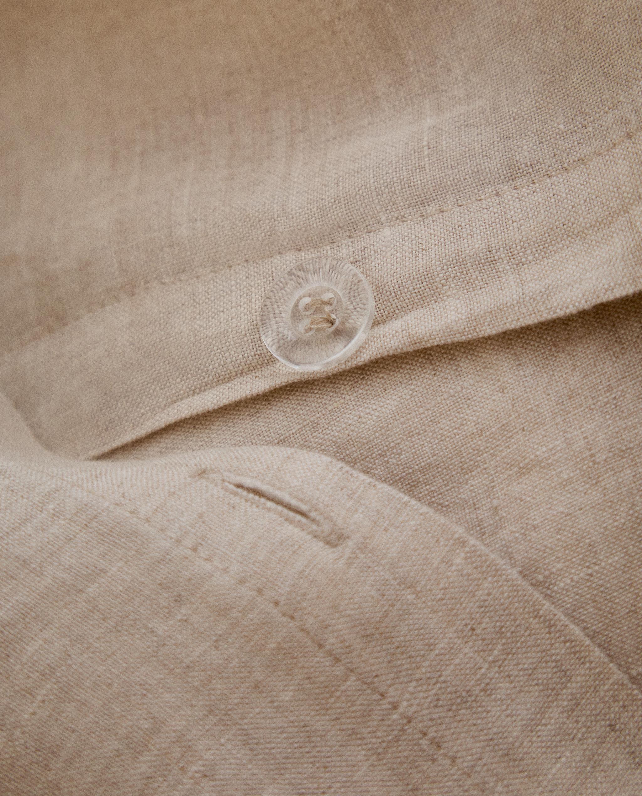 WASHED LINEN FITTED SHEET | 30 CM (160 GxM²) product thumbnail 7