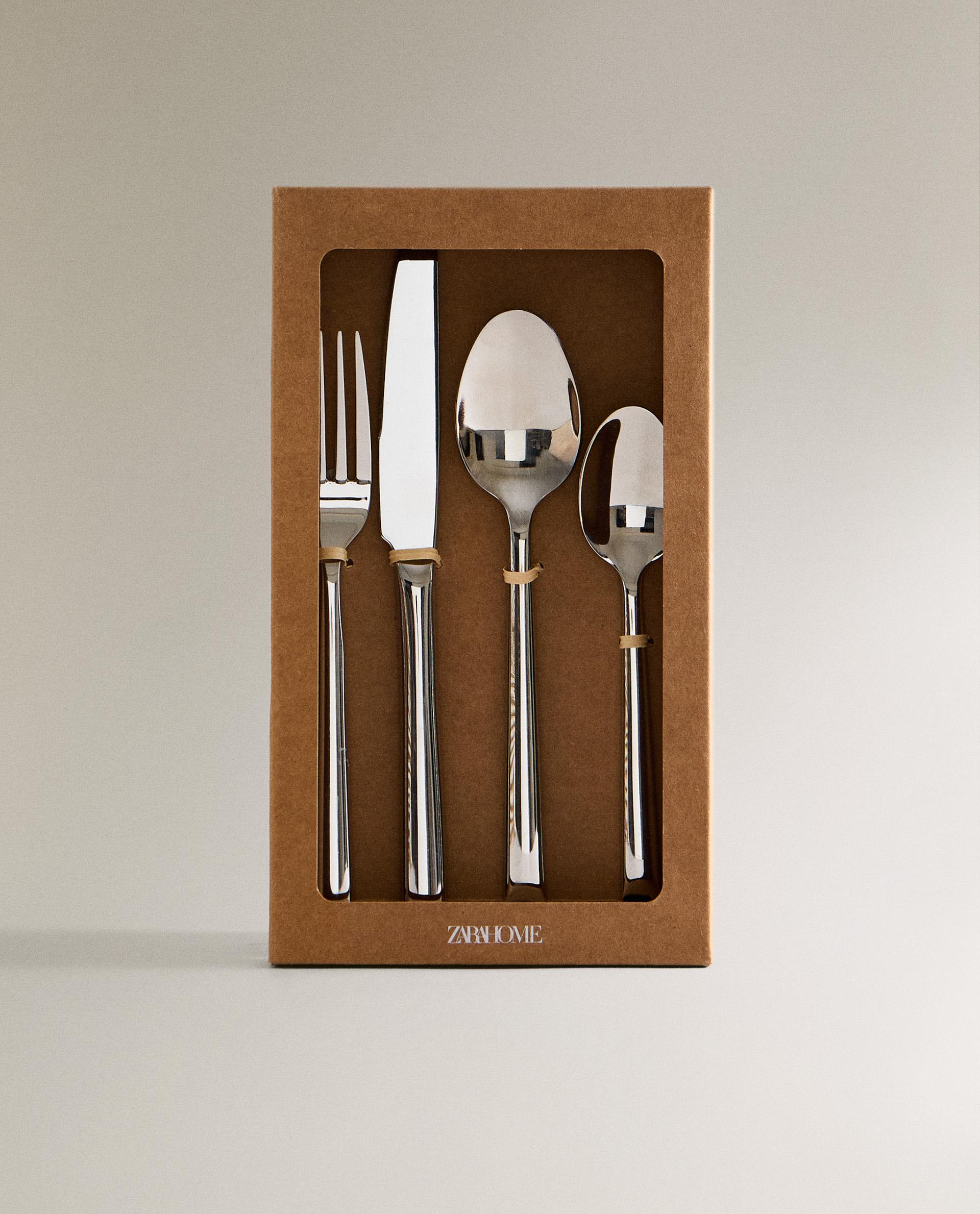 鍛鋼スチール カトラリー4本セット | Zara Home 日本/Japan