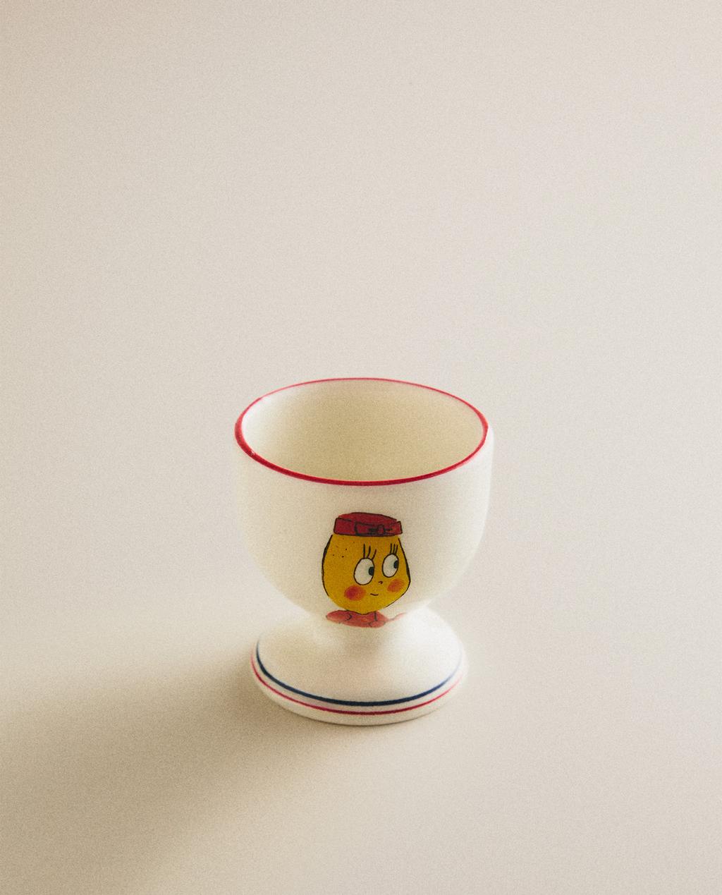 LIMONCELLA X THE ANIMALS OBSERVATORY PORCELAIN EGG CUP LIMONCELLA X THE ANIMALS OBSERVATORY PORCELAIN EGG CUP