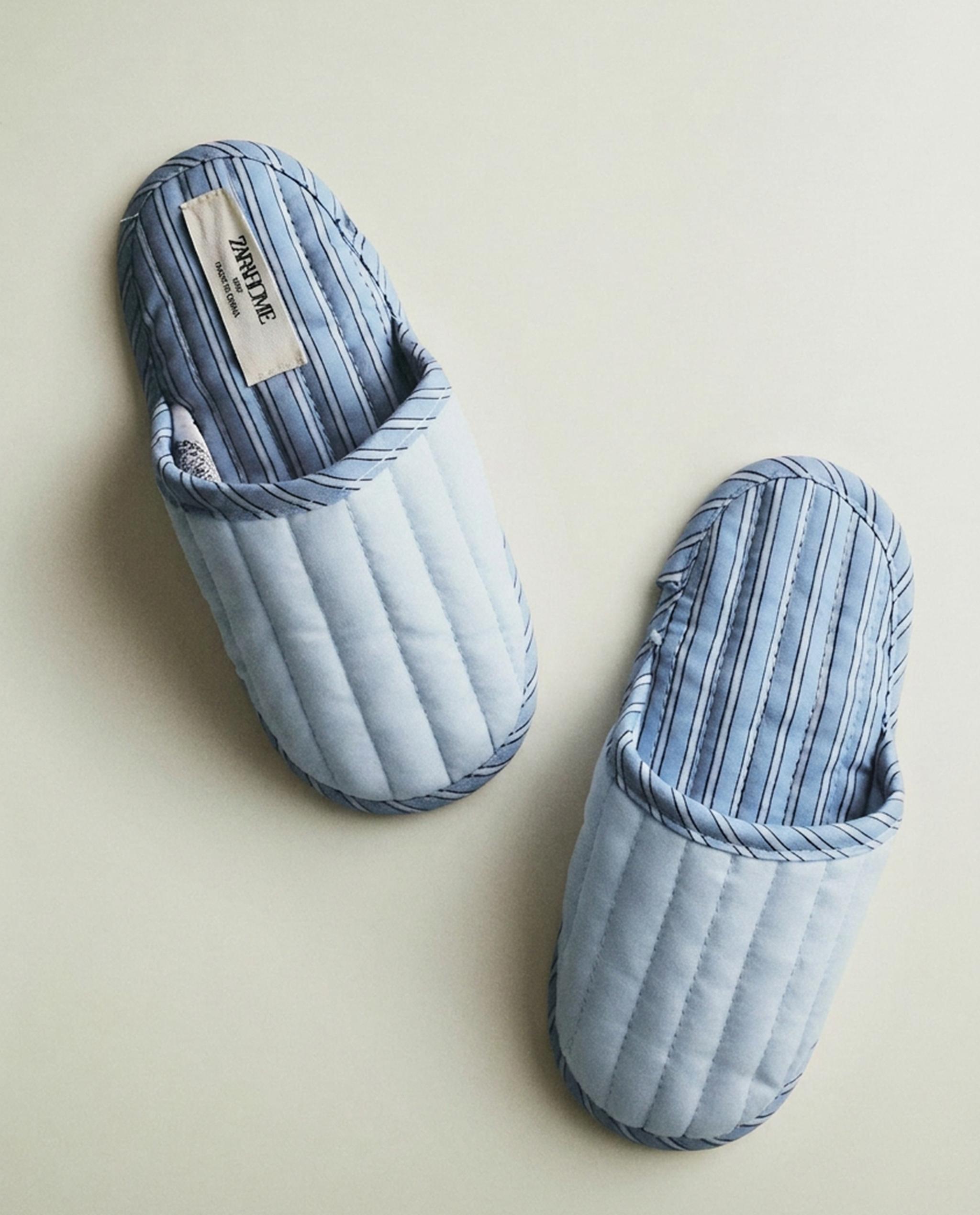CHILDREN'S STRIPED MULE SLIPPERS product thumbnail 7