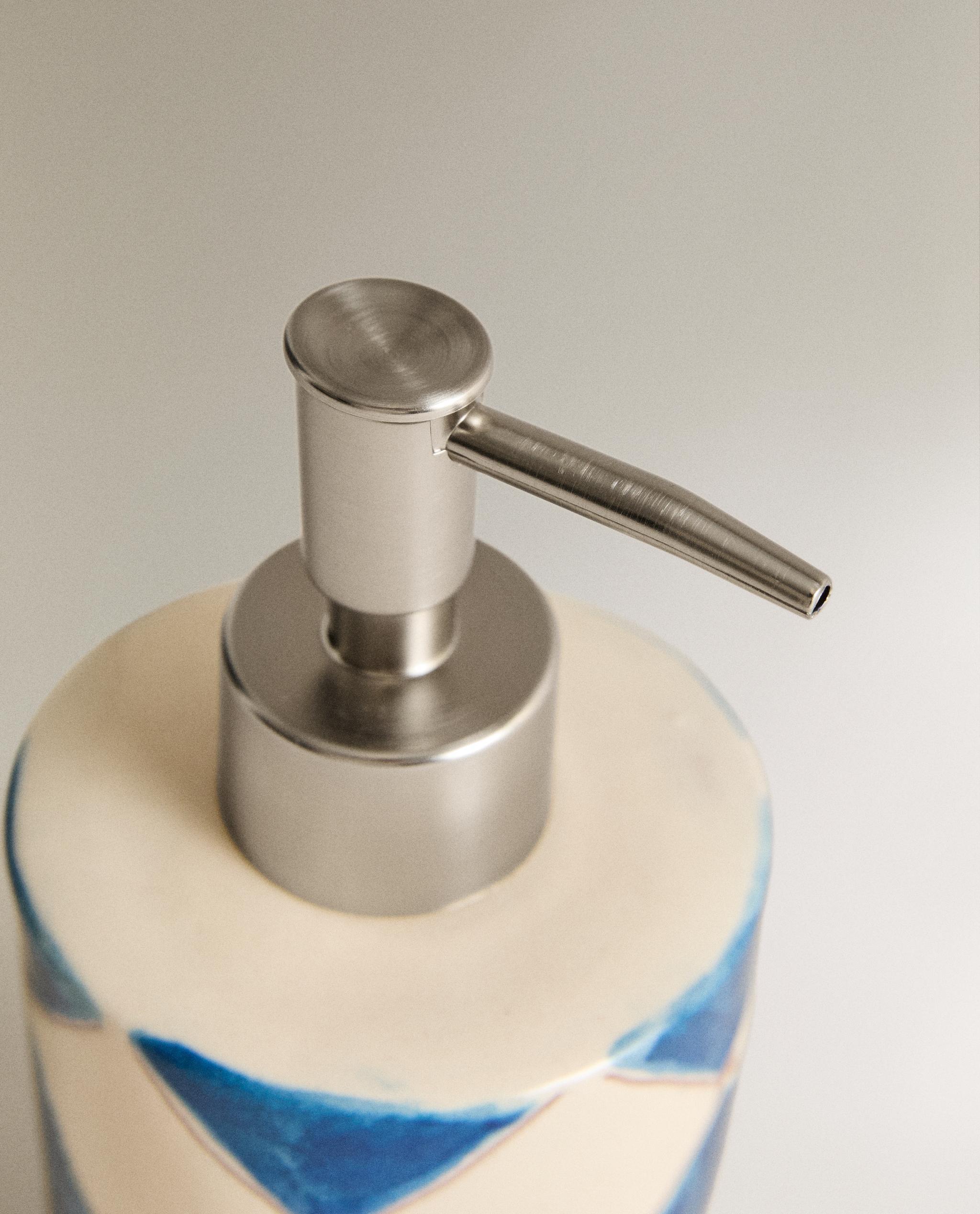 BLUE DIAMOND CERAMIC SOAP DISPENSER product thumbnail 5