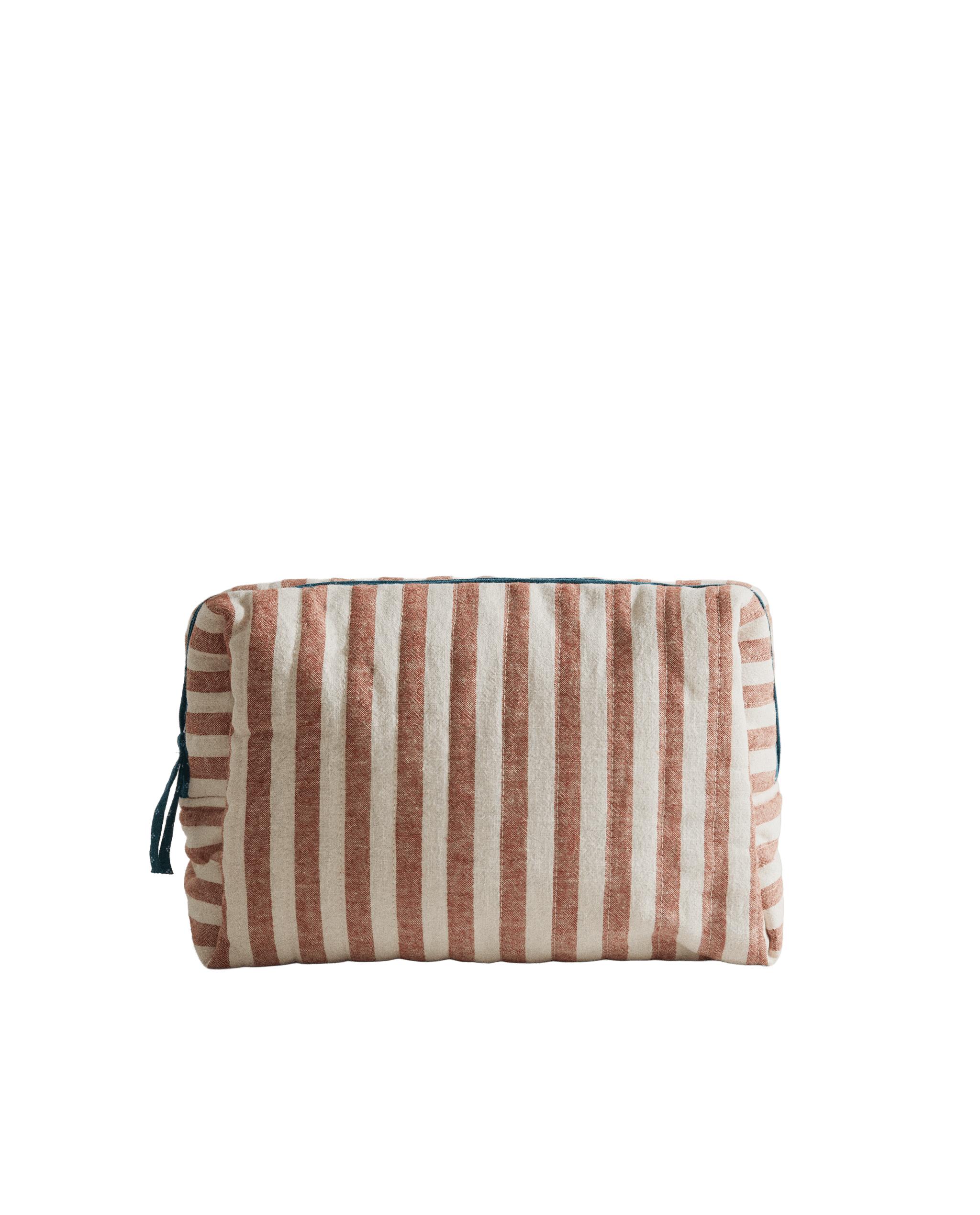 CHILDREN'S STRIPED LINEN AND COTTON TOILETRY BAG product thumbnail 7