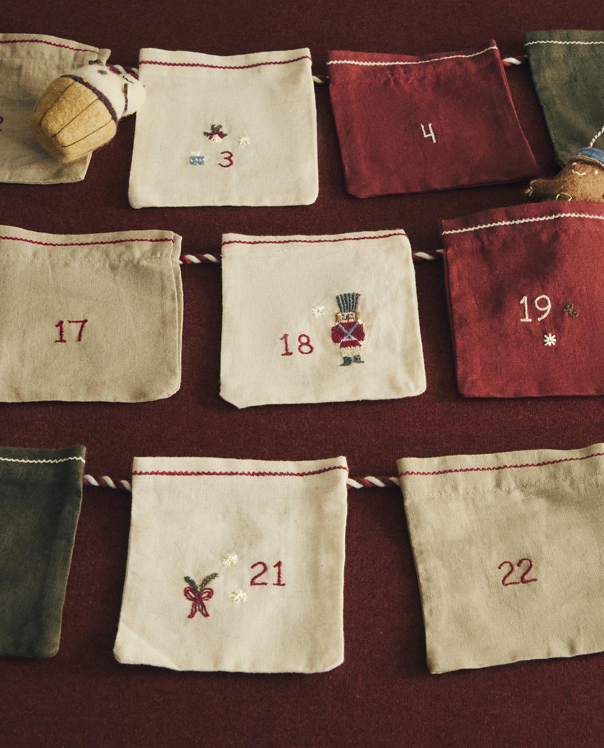 ガーランド カレンダー アドベント エンブロイダリー クリスマス