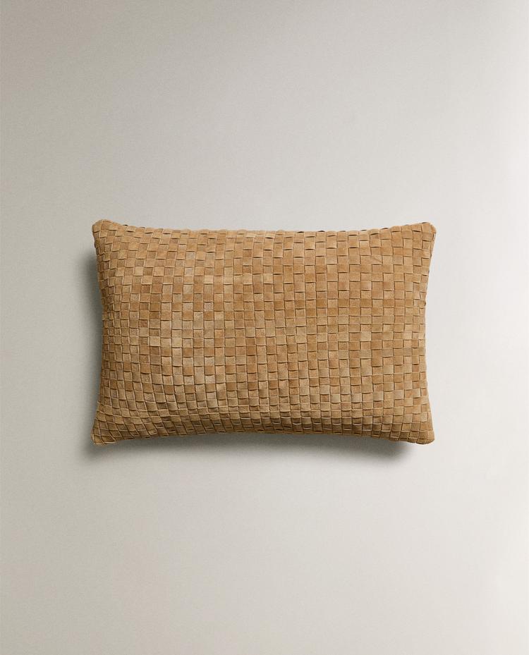 LEATHER CUSHION COVER